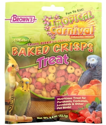 Brown's Tropical Carnival Baked Crisps Bird Treat