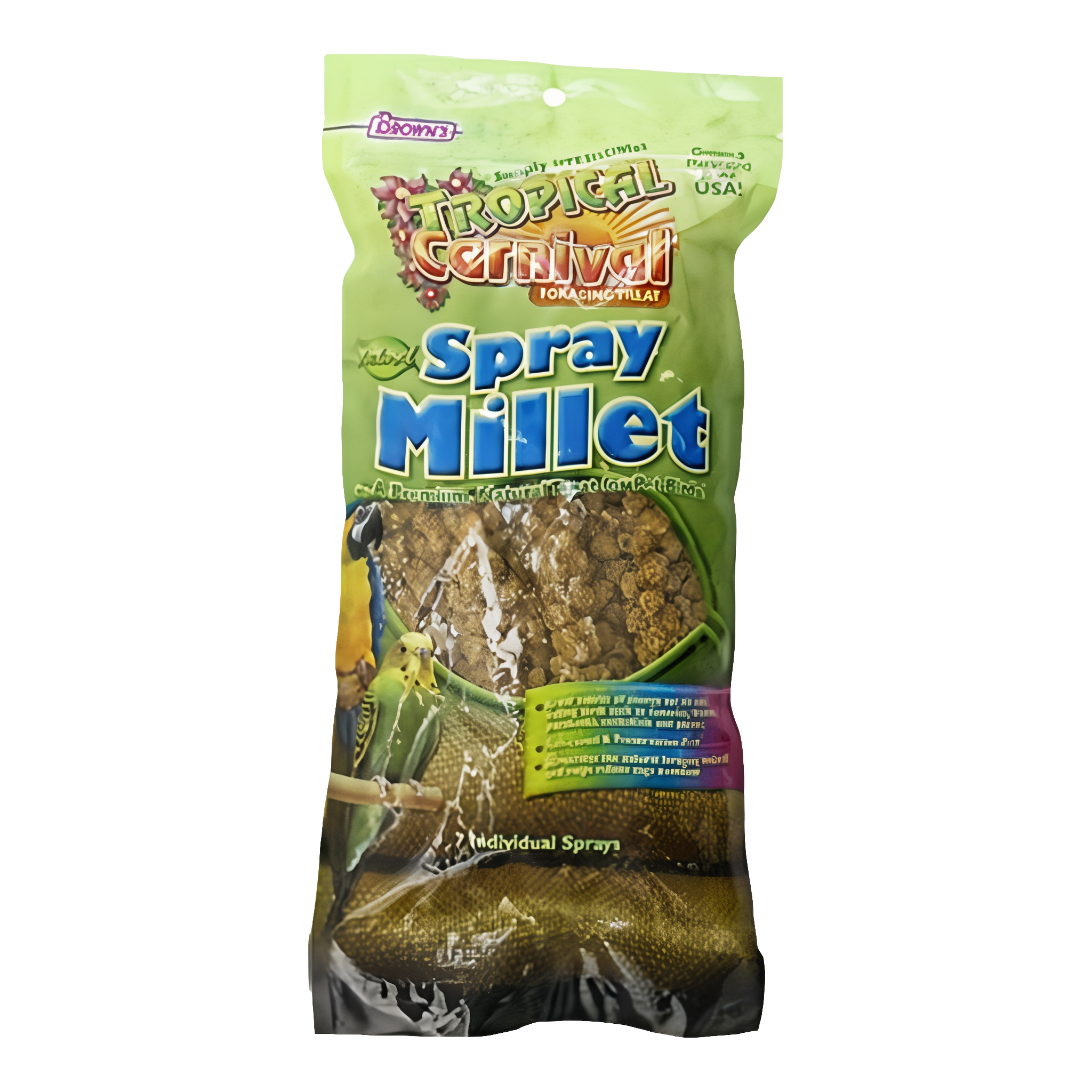 Brown's Tropical Carnival Natural Spray Millet Bird Food