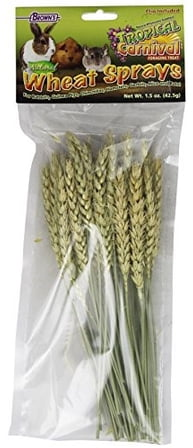Brown's Tropical Carnival Wheat Sprays Small Animal Treat