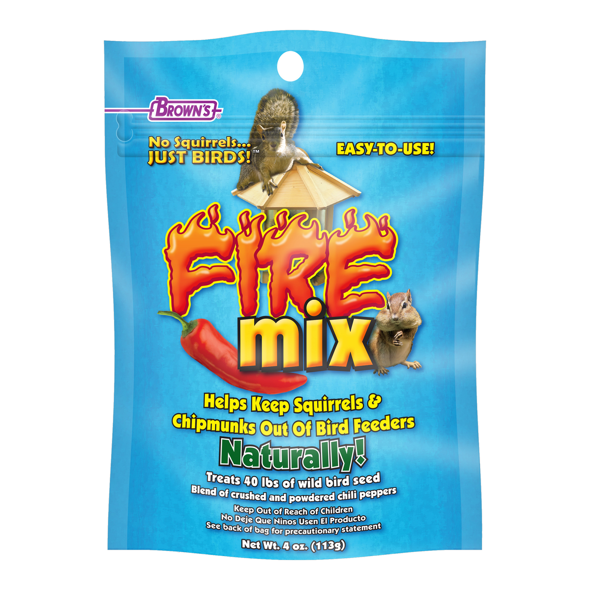 Fire Mix Squirrel Deterrent, front of packaging