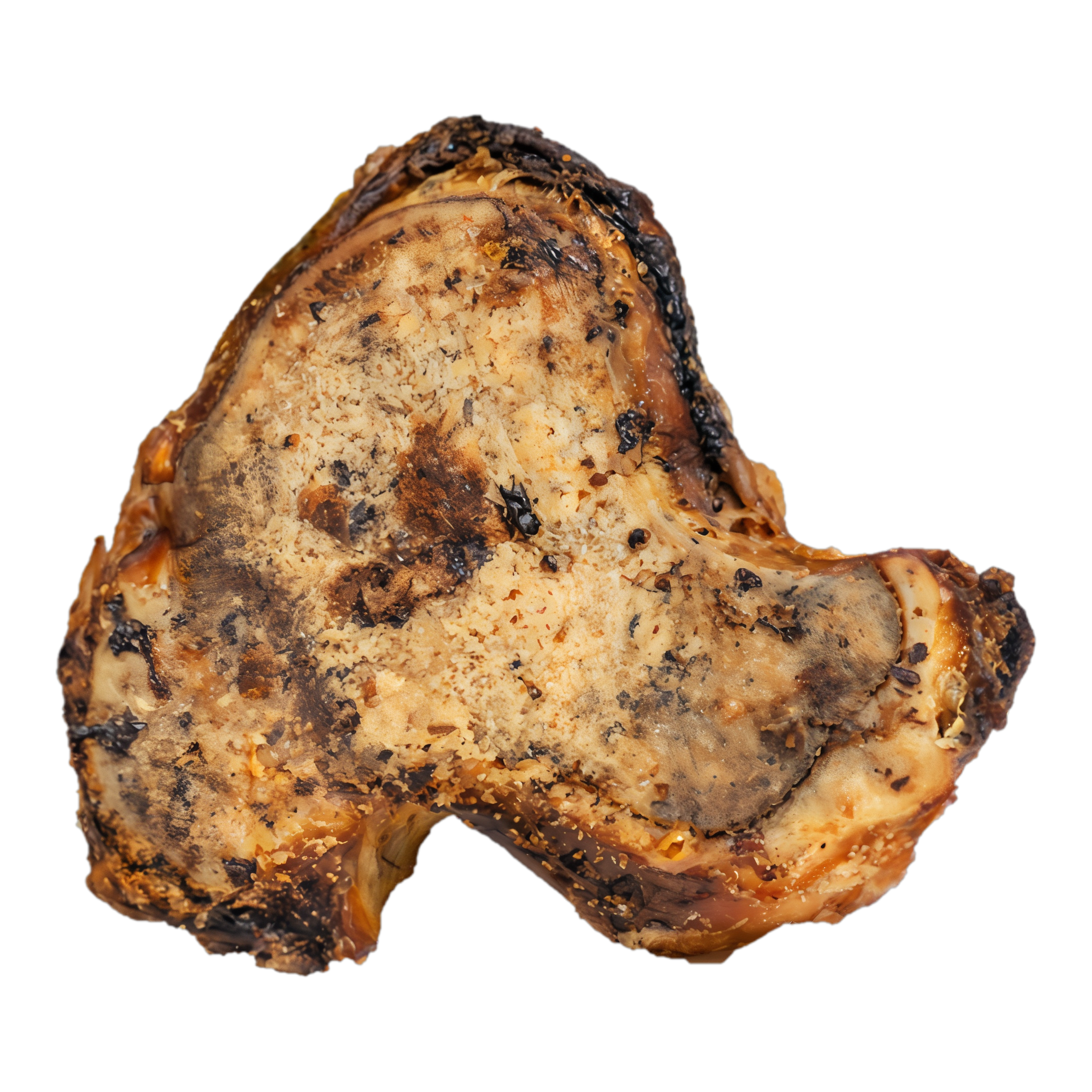 Butcher's Block Knuckle Slices hickory smoked beef femur bone slice dog chew #4 oz