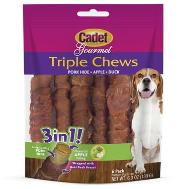 Cadet Triple Chew Treat Duck and Apple
