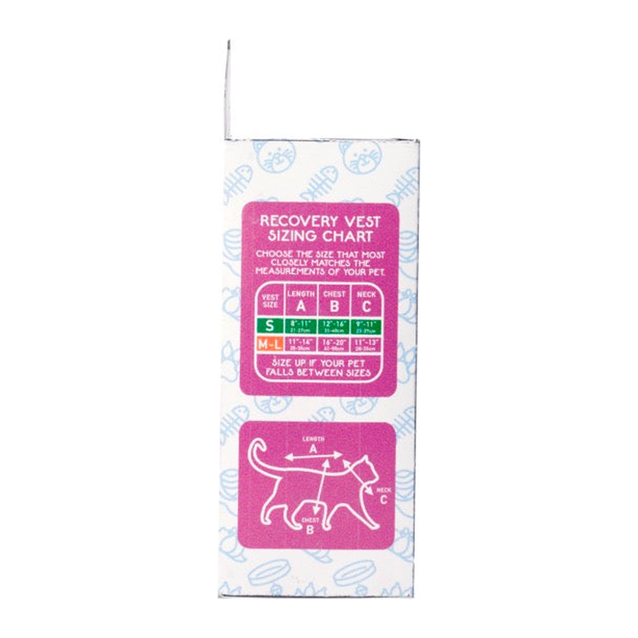 Calm Paws Premium Recovery Vest for Cats