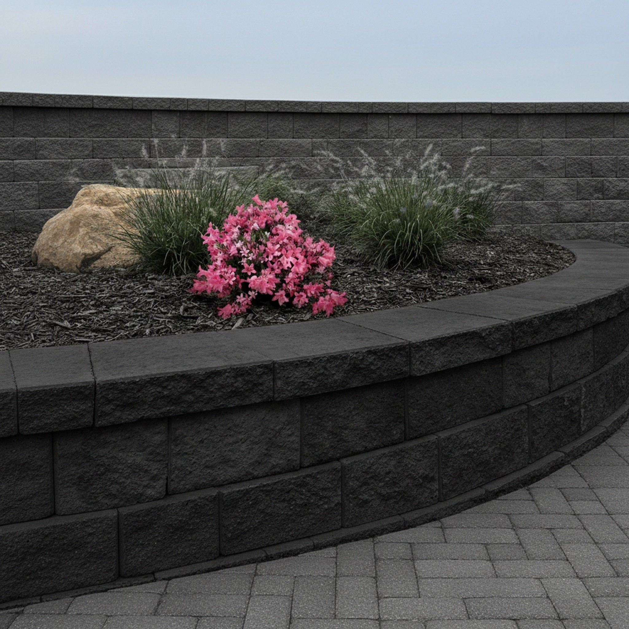 Cambridge Plus Single-Sided 13" x 18" Caps Split Face (C) - Hero #Coal#Sq Ft