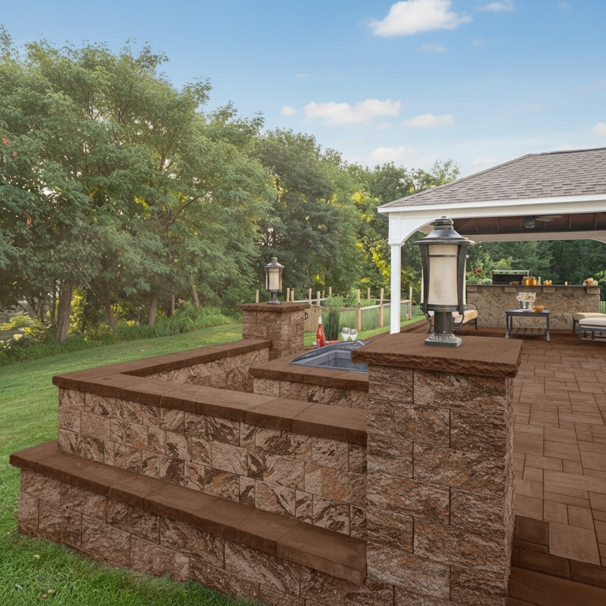 Crusader Ledgestone Cap with Armortec - Lifestyle 1