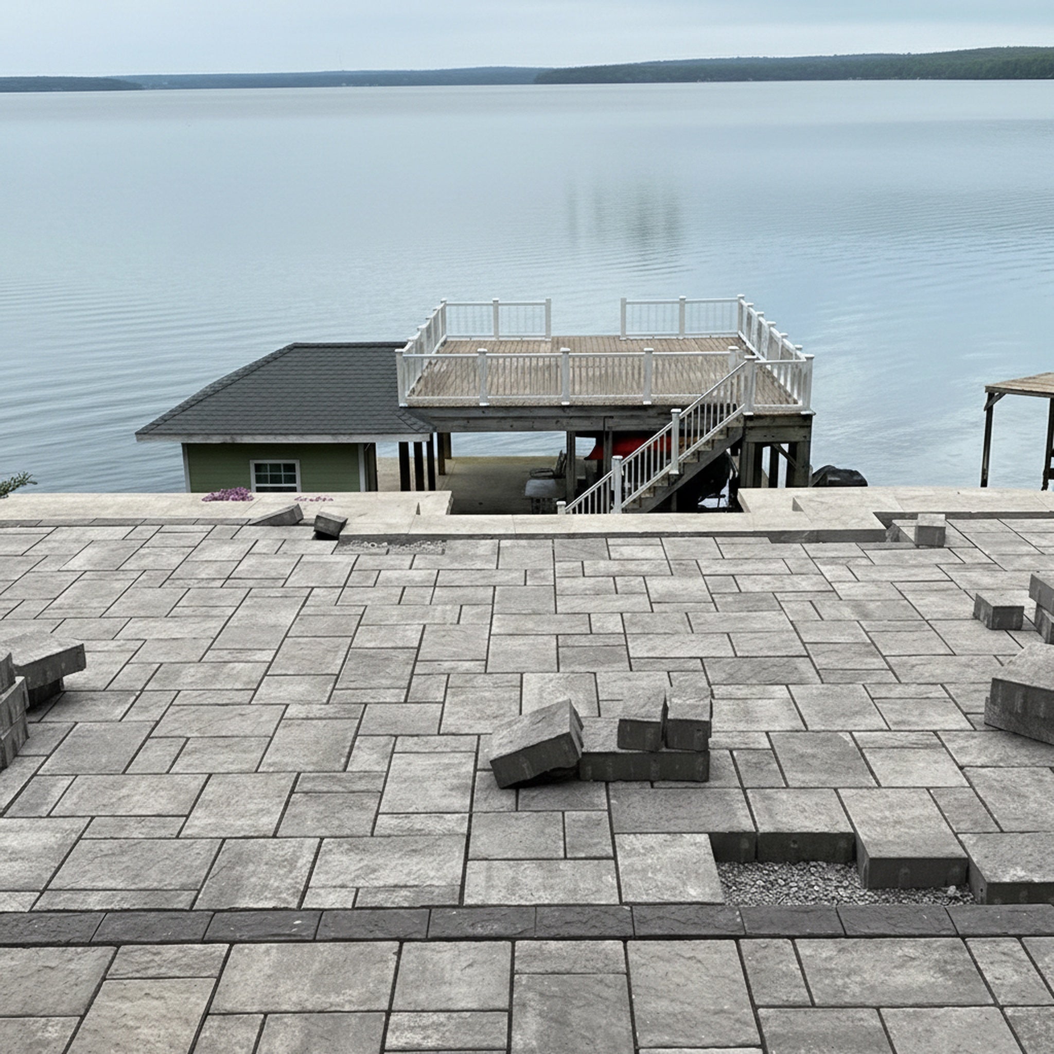 Crusader Ledgestone Permeable 3-Pc. Design Kit - Lifestyle 3