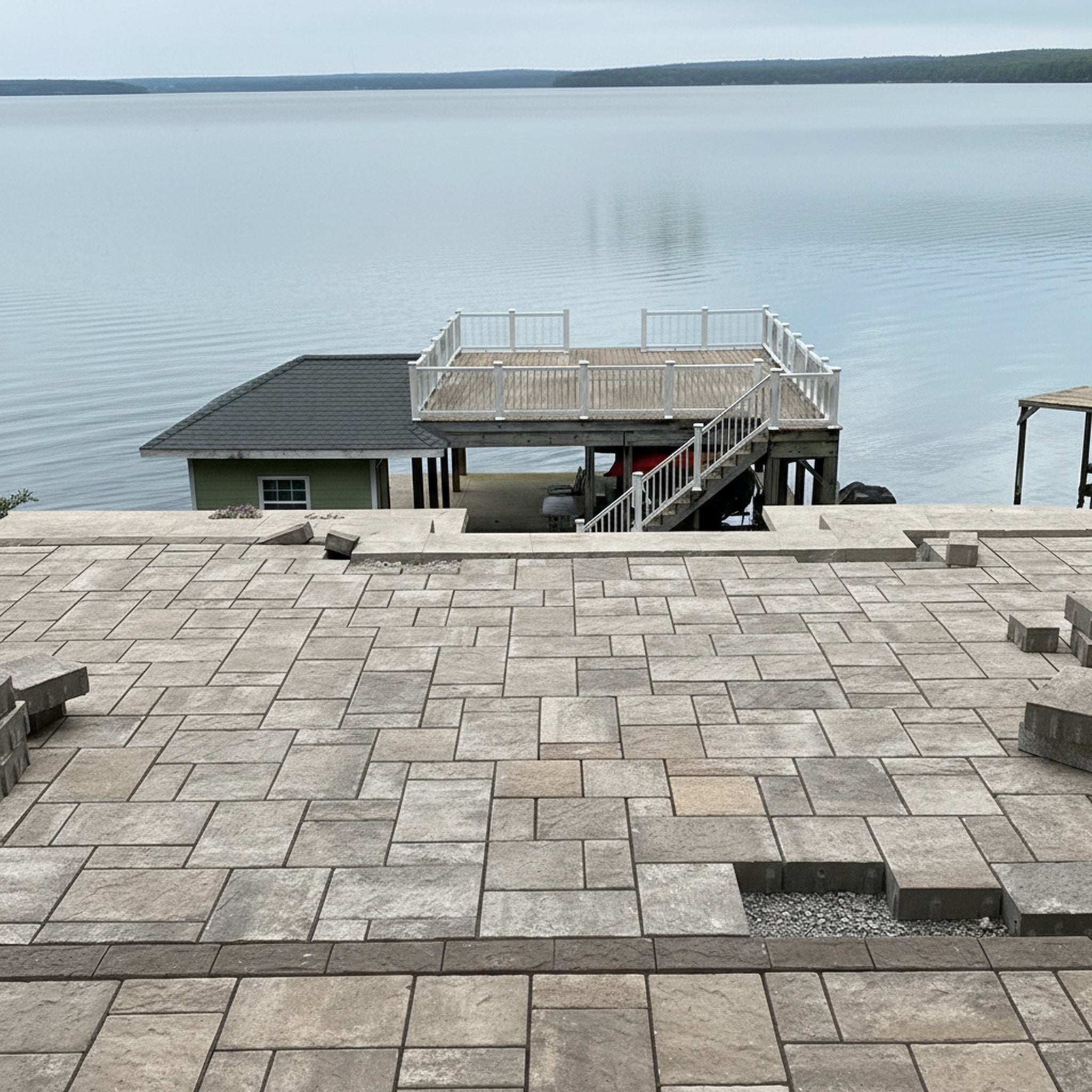 Crusader Ledgestone Permeable 3-Pc. Design Kit - Lifestyle 3