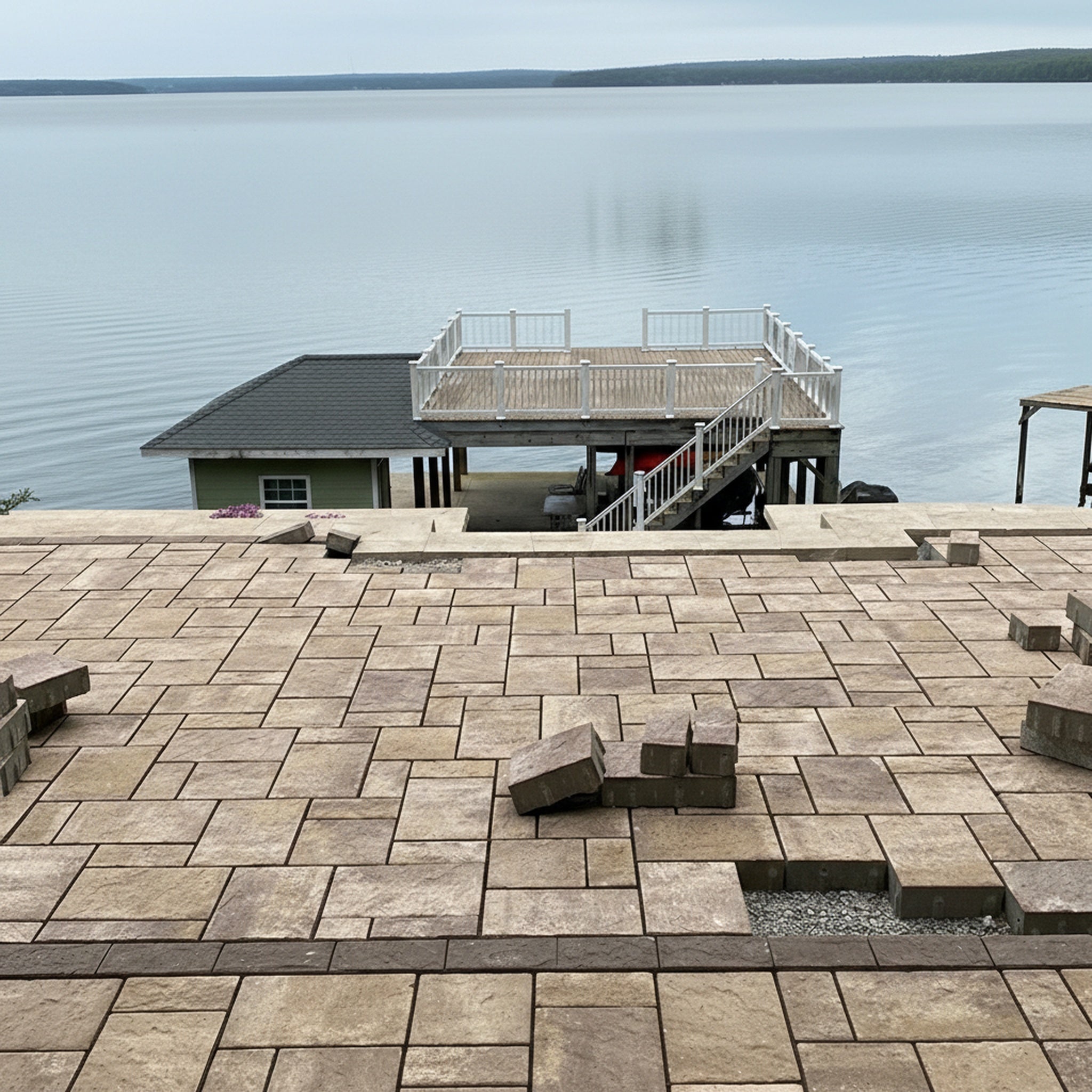 Crusader Ledgestone Permeable 3-Pc. Design Kit - Lifestyle 3