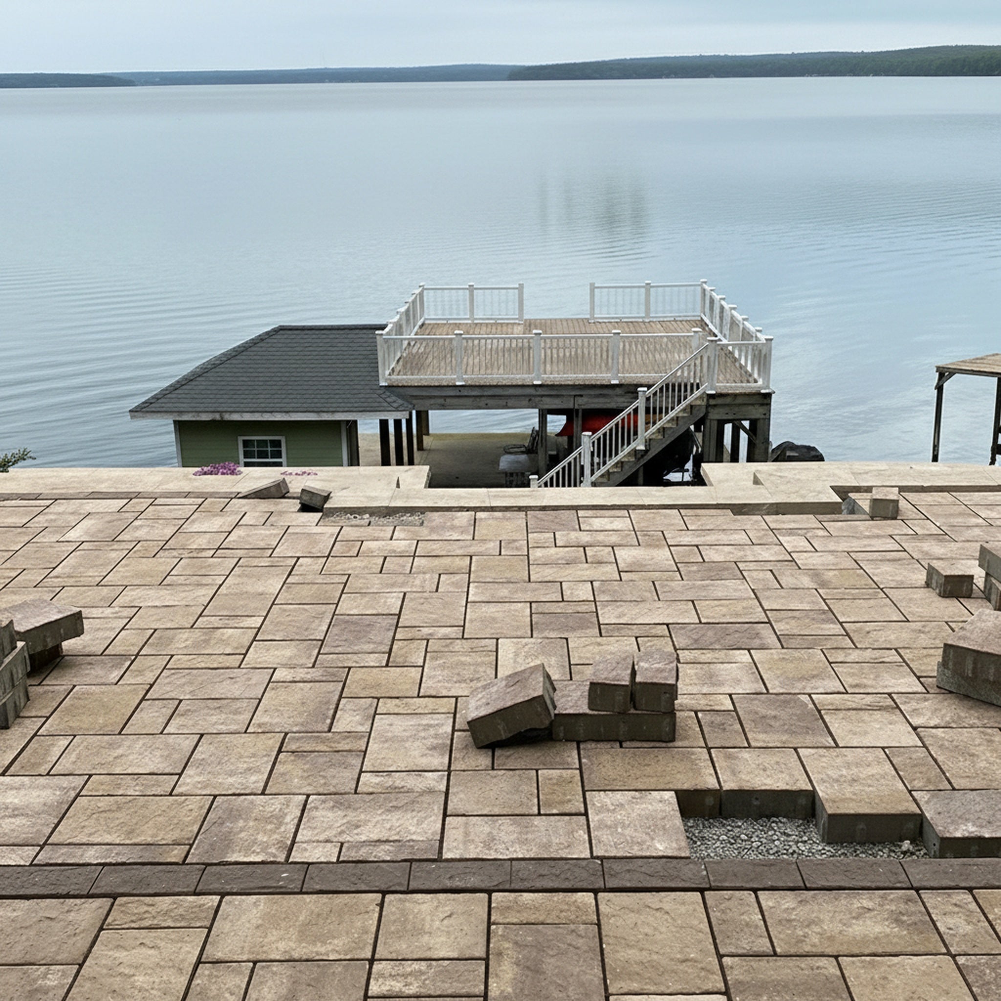 Crusader Ledgestone Permeable 3-Pc. Design Kit - Lifestyle 3