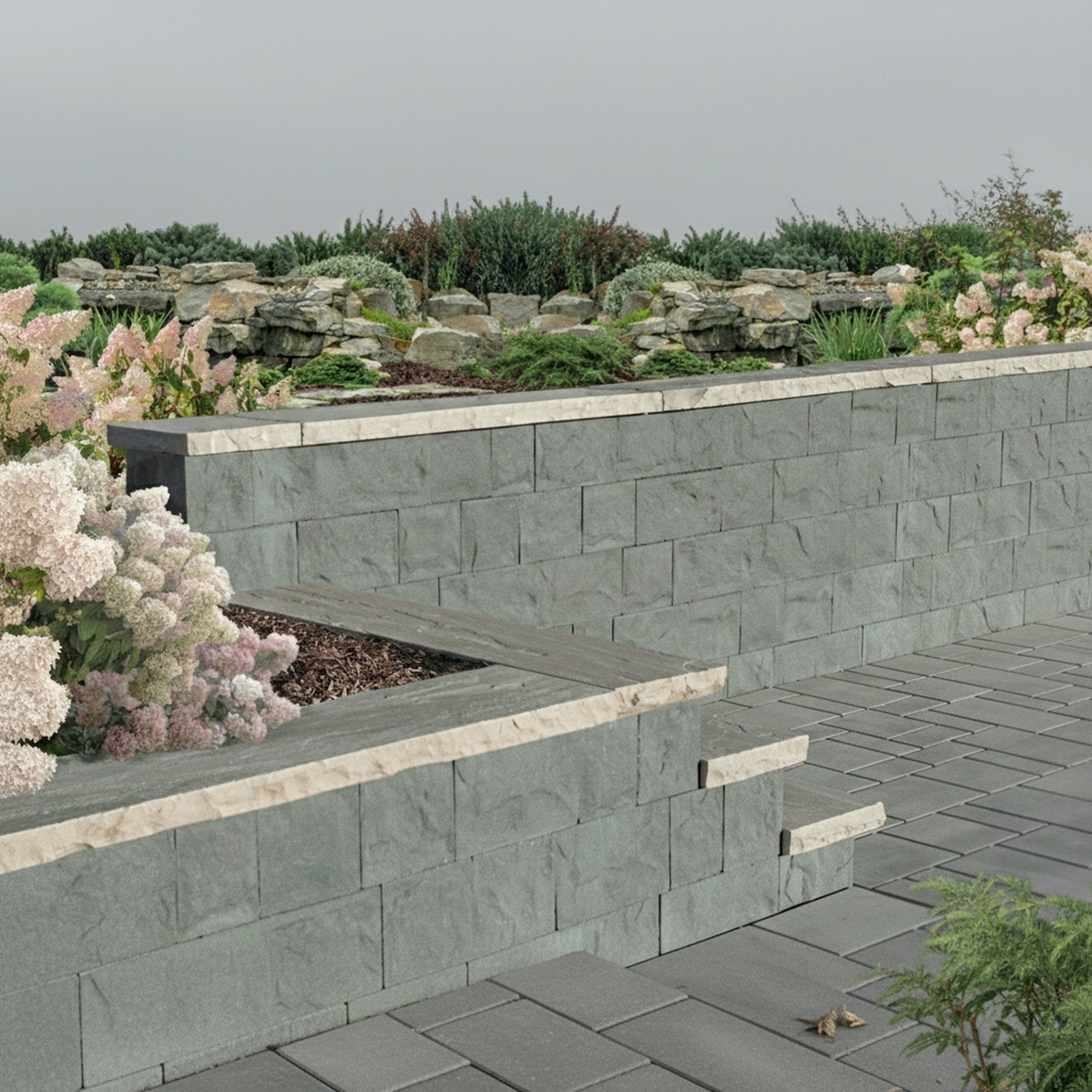 Omega Natural Stone 3.5" Wall - Lifestyle 1