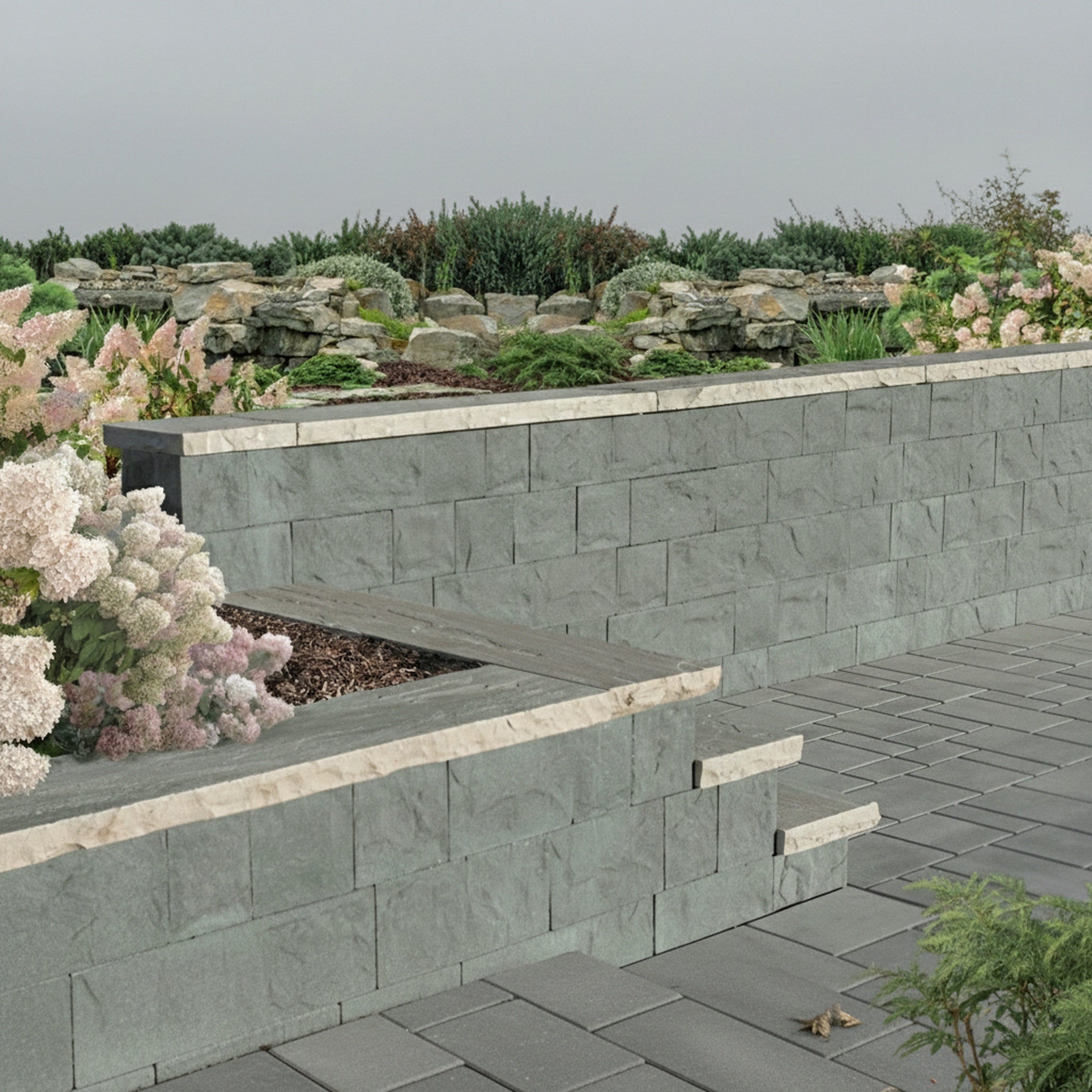 Omega Natural Stone 3.5" Wall - Lifestyle 1
