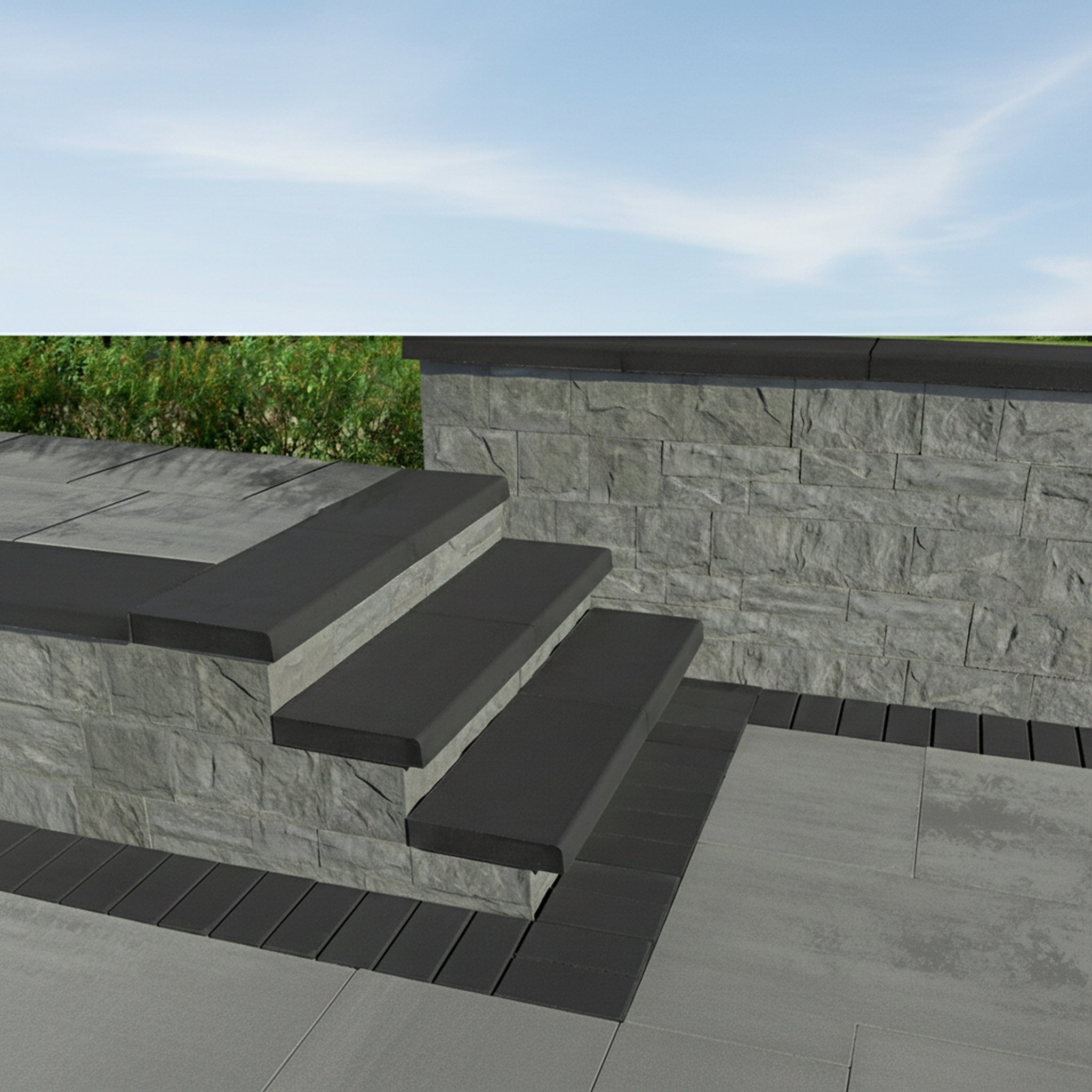 Omega Natural Stone 3.5" Wall - Hero