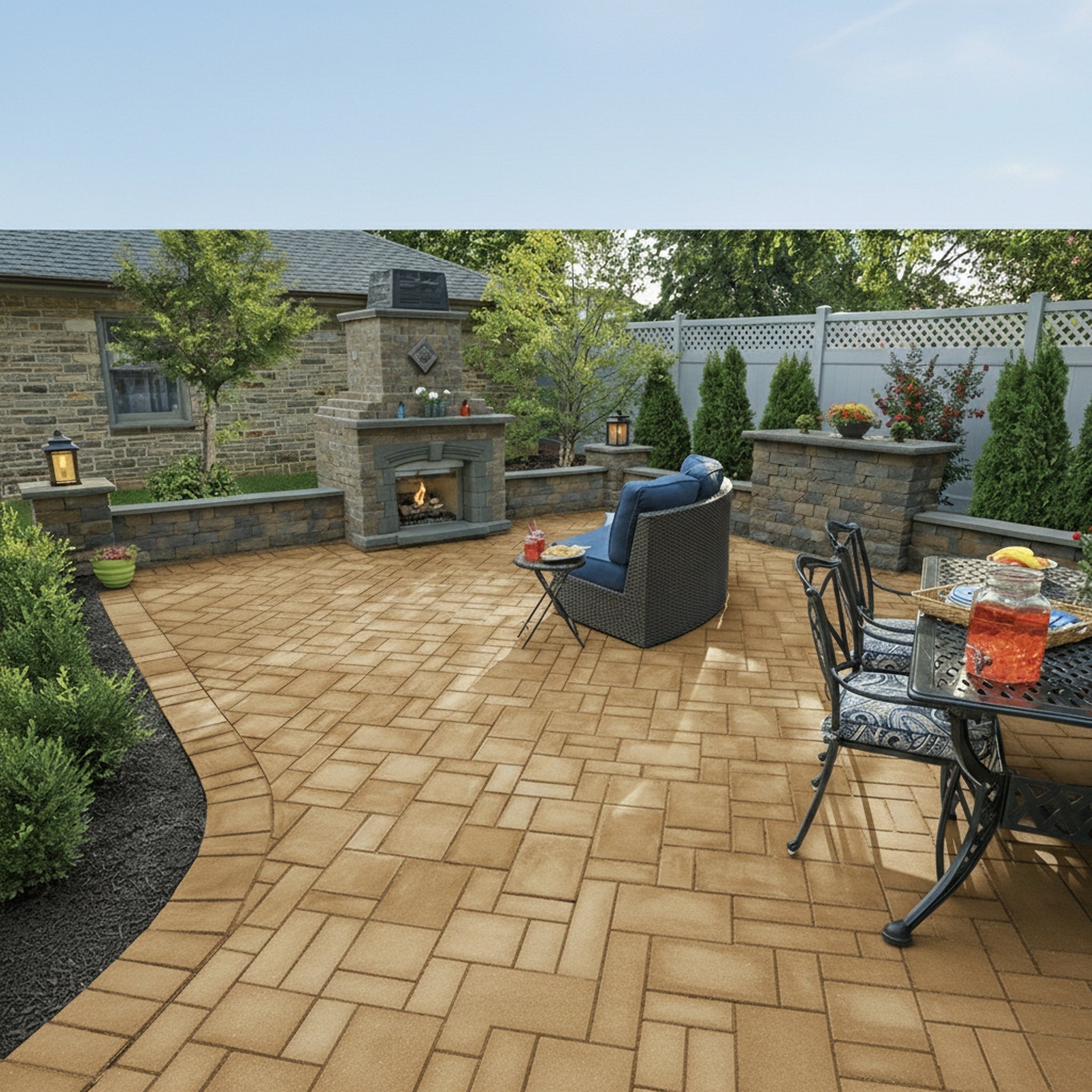 Sherwood Ledgestone 3-Pc. Design Kit Smooth - Lifestyle 1