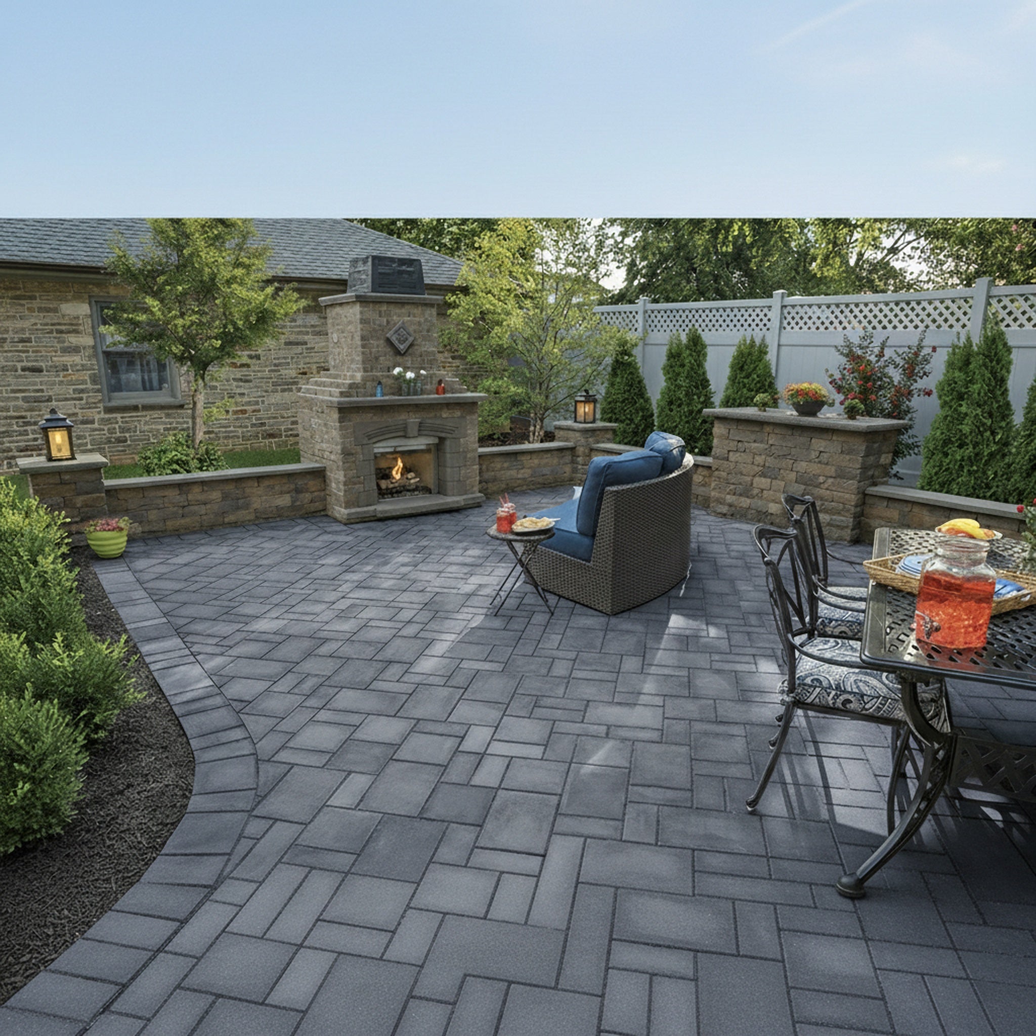 Sherwood Ledgestone 3-Pc. Design Kit Smooth - Lifestyle 1
