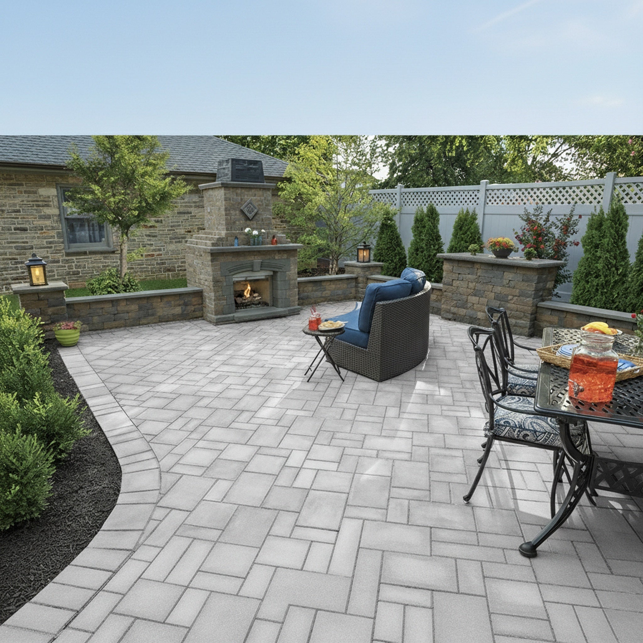 Sherwood Ledgestone 3-Pc. Design Kit Smooth - Lifestyle 1