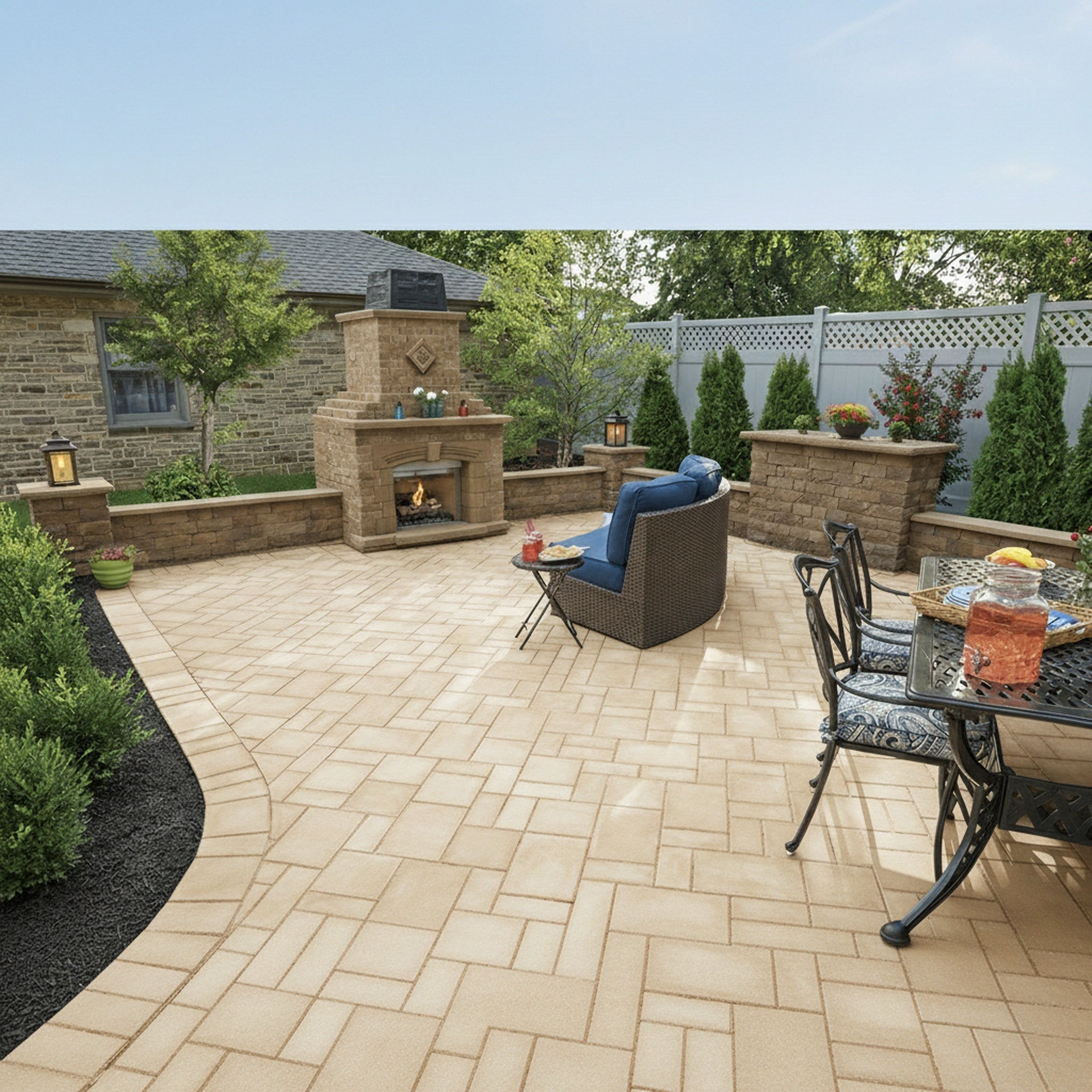Sherwood Ledgestone 3-Pc. Design Kit Smooth - Lifestyle 1