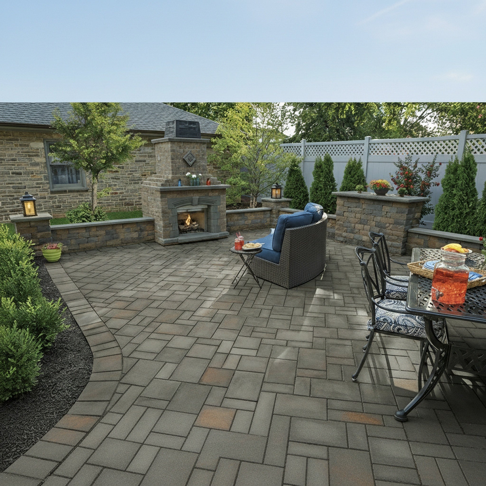 Sherwood Ledgestone 3-Pc. Design Kit Smooth - Lifestyle 1