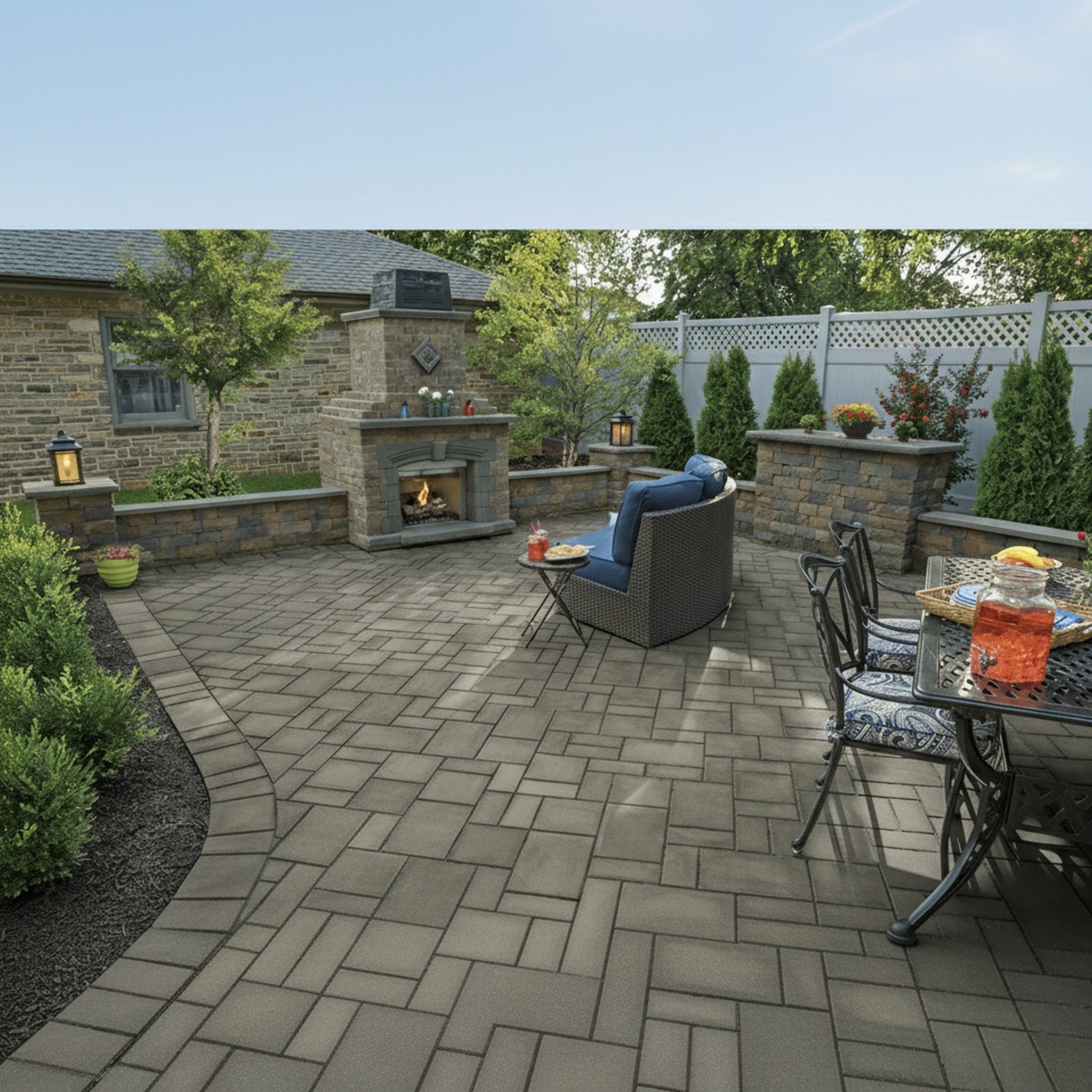 Sherwood Ledgestone 3-Pc. Design Kit Smooth - Lifestyle 1