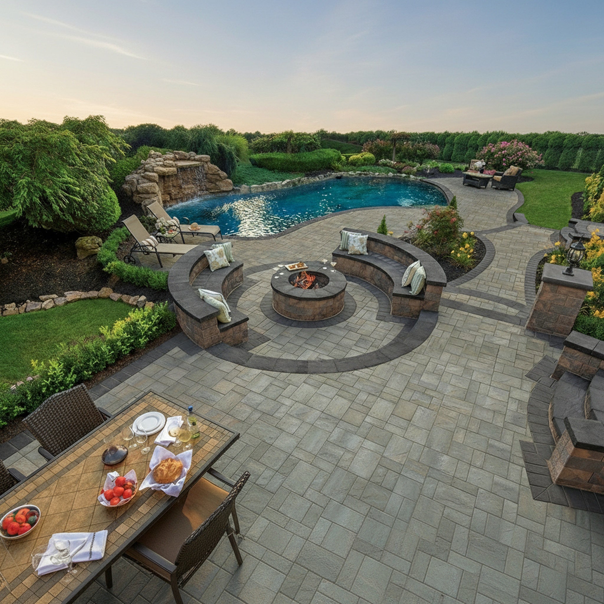 Sherwood Ledgestone 3-Pc. Design Kit - Lifestyle 1