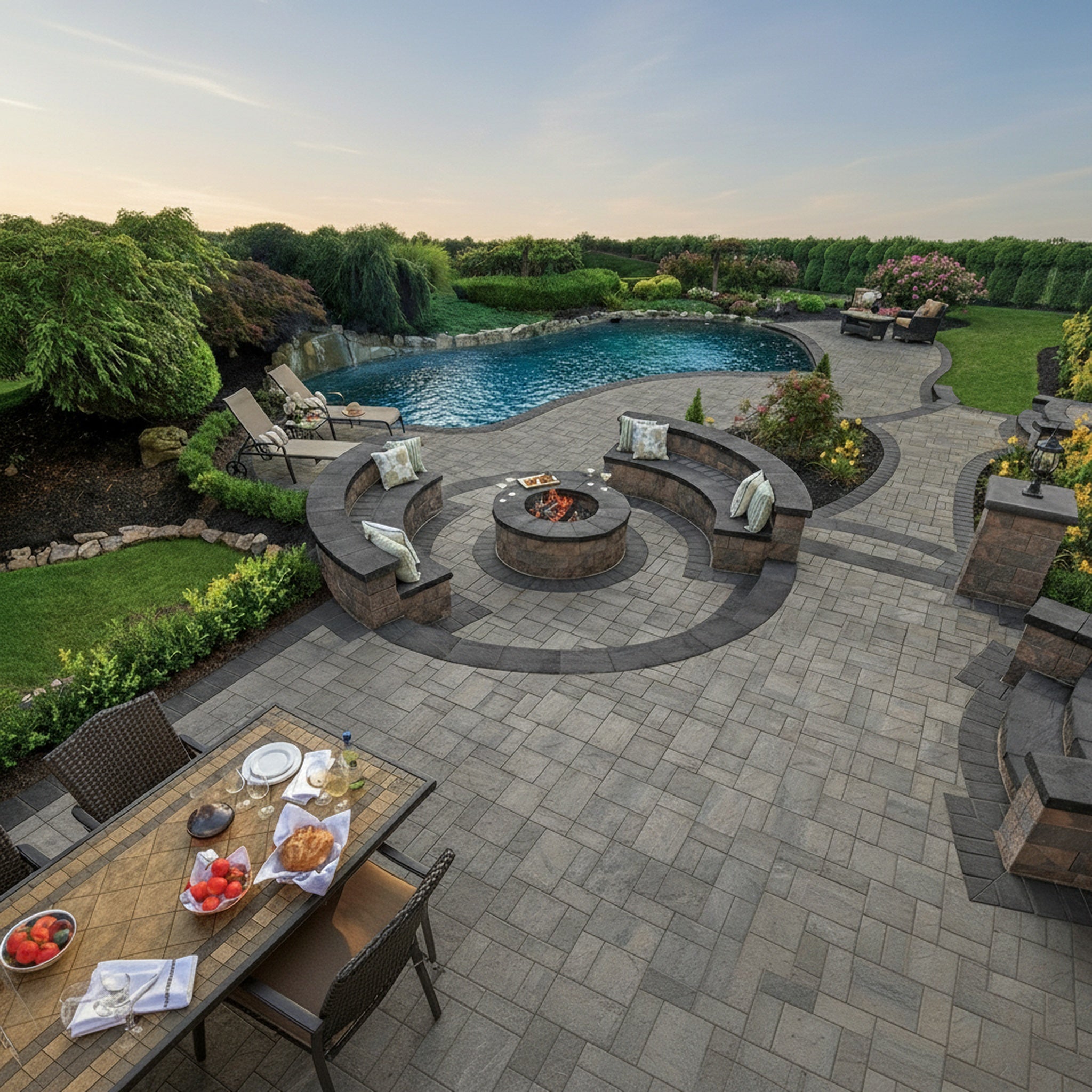 Sherwood Ledgestone 3-Pc. Design Kit - Lifestyle 1 #Onyx Natural#Sq Ft