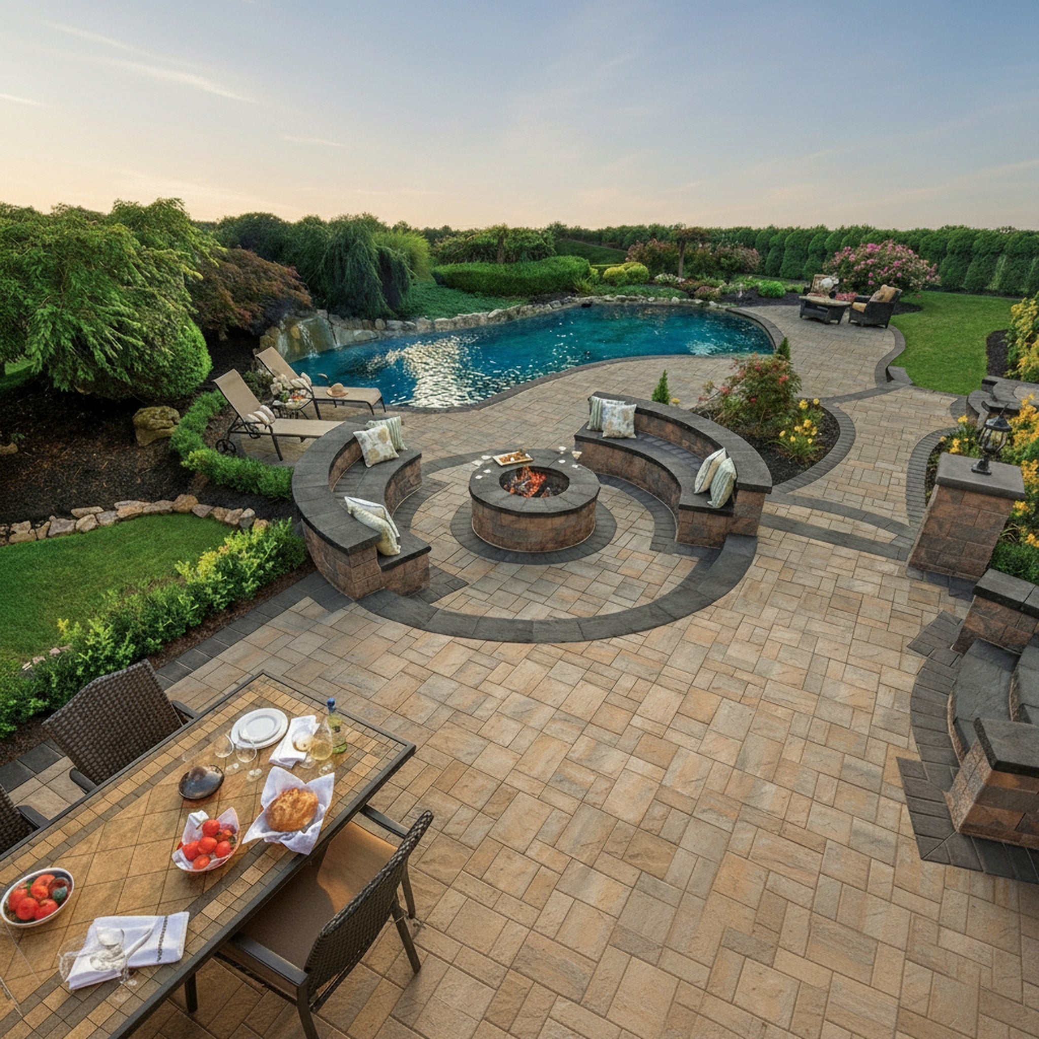 Sherwood Ledgestone 3-Pc. Design Kit - Lifestyle 1