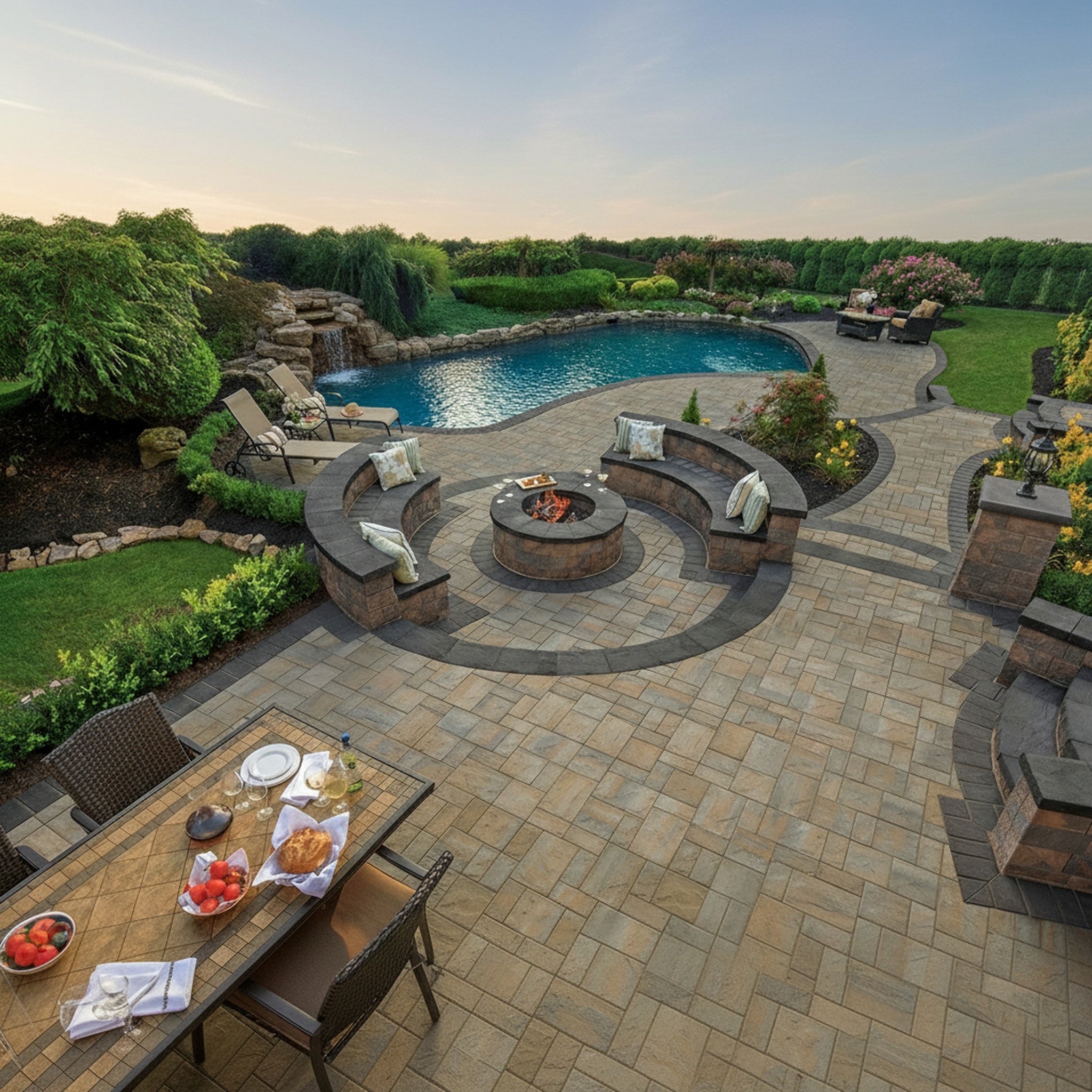 Sherwood Ledgestone 3-Pc. Design Kit - Lifestyle 1