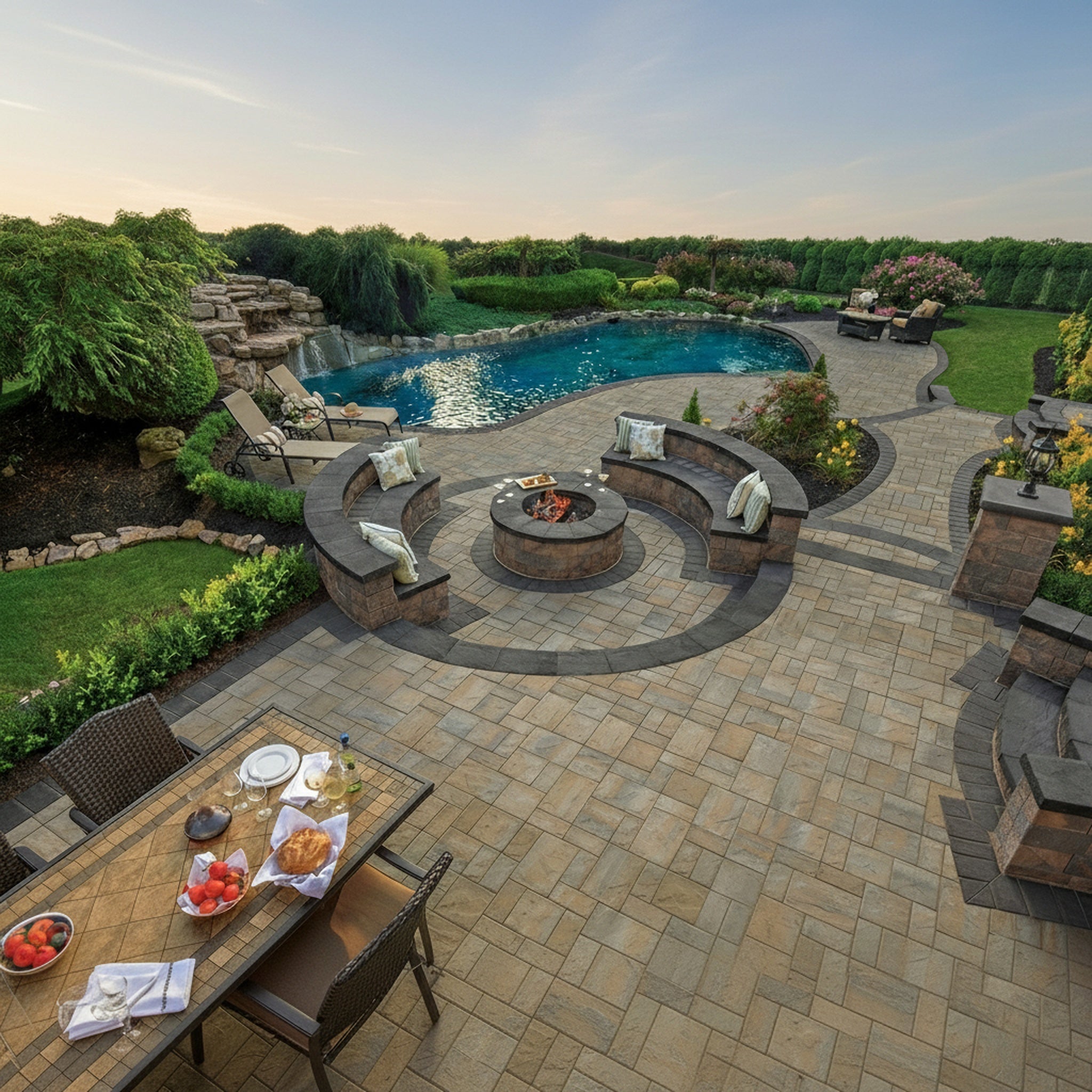 Sherwood Ledgestone 3-Pc. Design Kit - Lifestyle 1