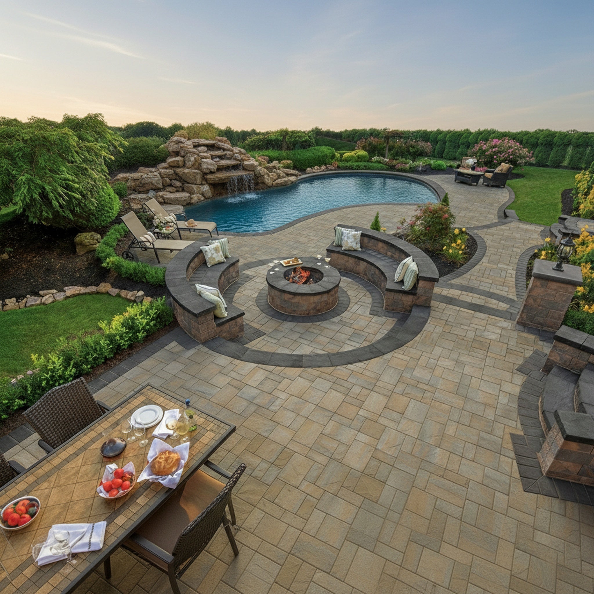 Sherwood Ledgestone 3-Pc. Design Kit - Lifestyle 1