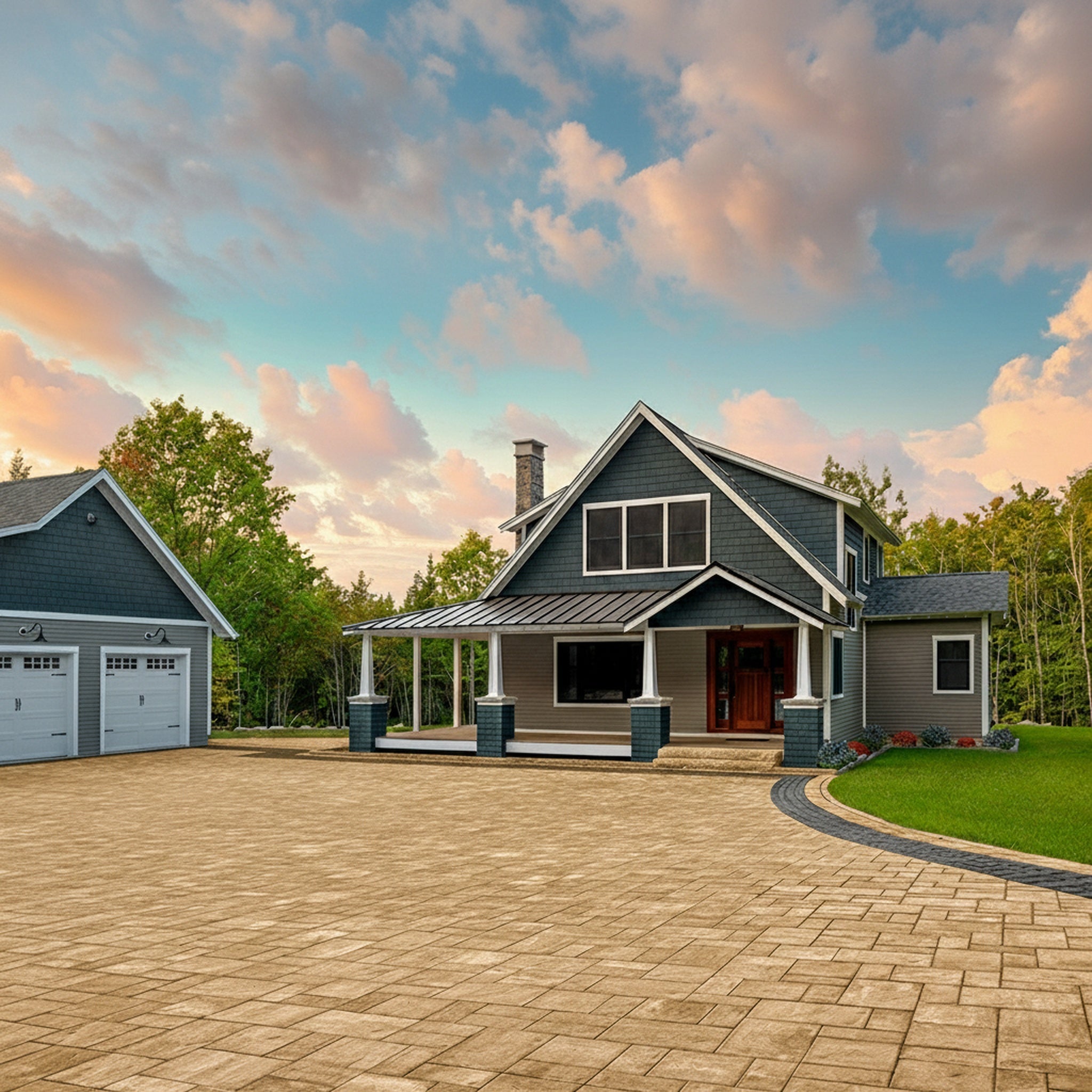 Sherwood Ledgestone 3-Pc. Design Kit - Lifestyle 2