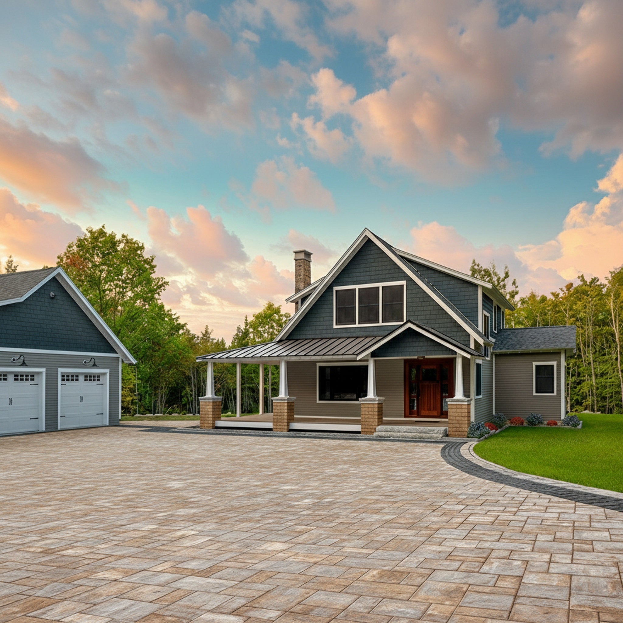 Sherwood Ledgestone 3-Pc. Design Kit - Lifestyle 2