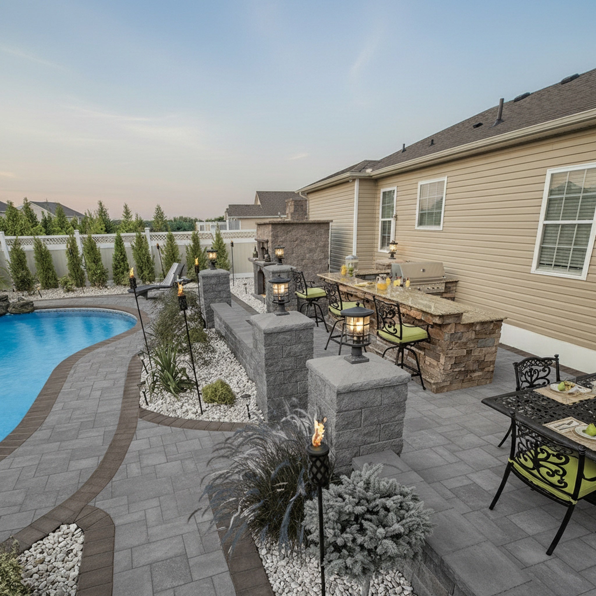 Sherwood Ledgestone 3-Pc. Design Kit - Lifestyle 3