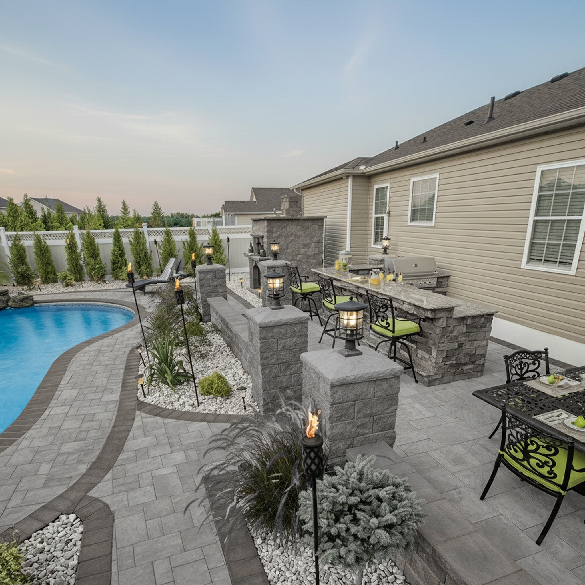 Sherwood Ledgestone 3-Pc. Design Kit - Lifestyle 3