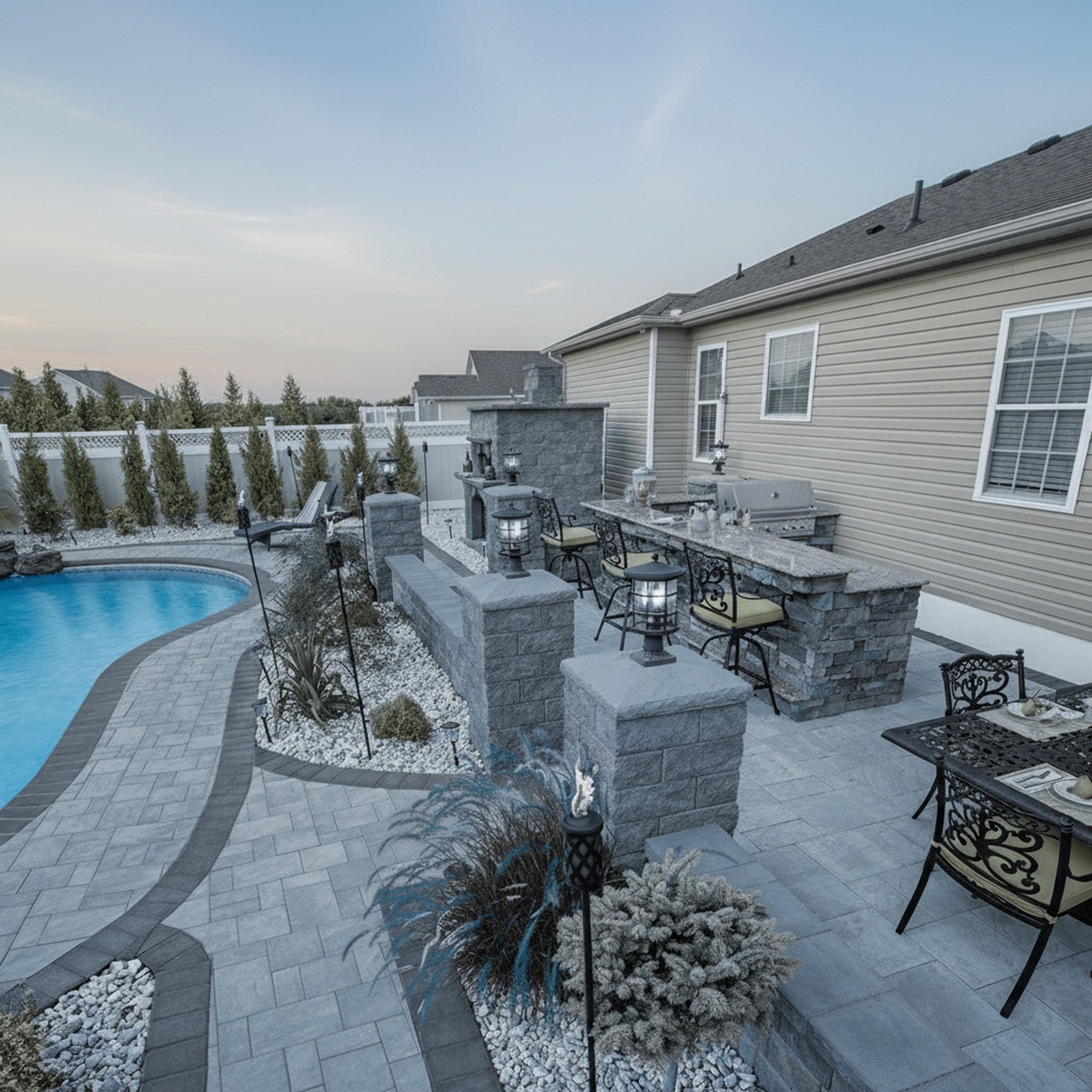 Sherwood Ledgestone 3-Pc. Design Kit - Lifestyle 3