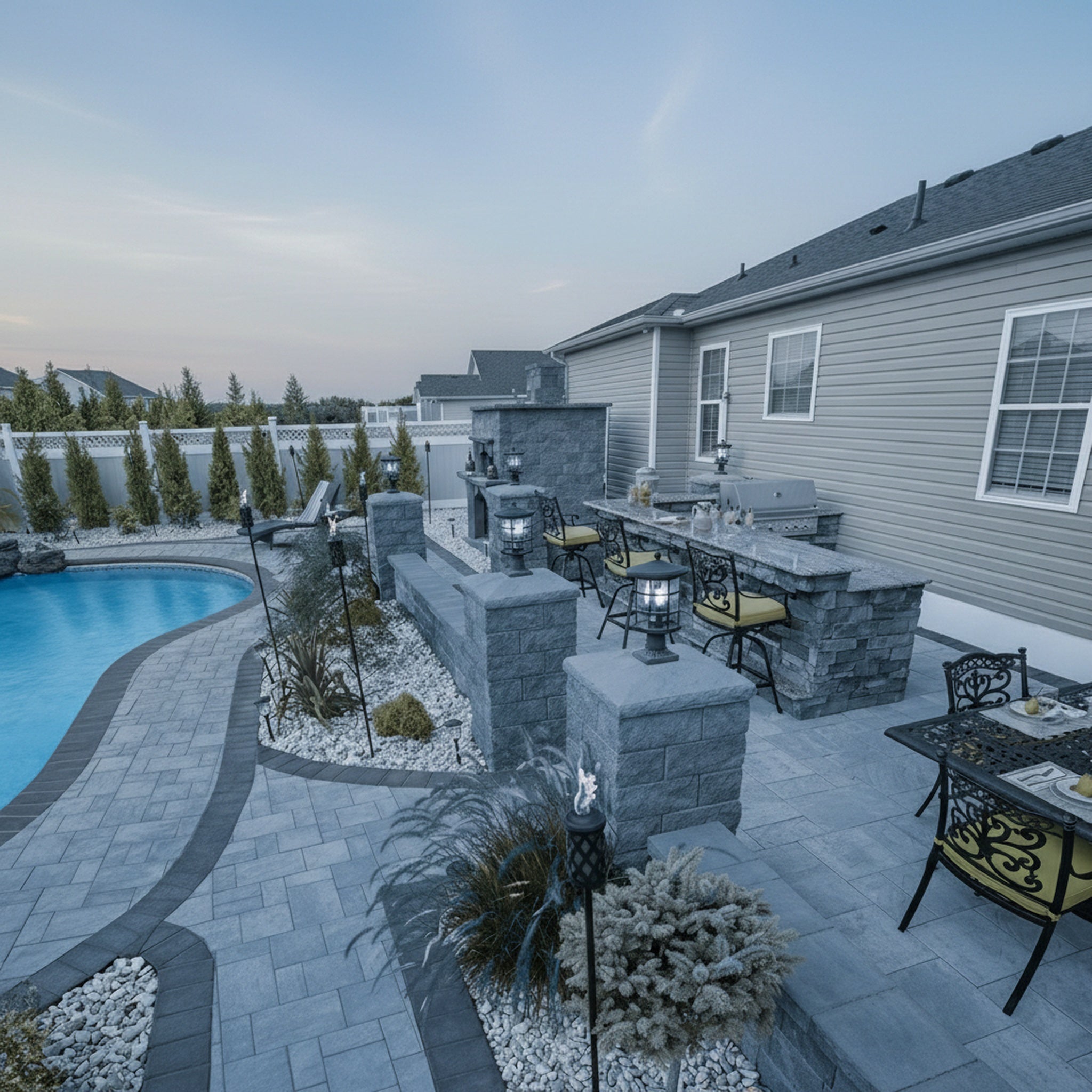 Sherwood Ledgestone 3-Pc. Design Kit - Lifestyle 3
