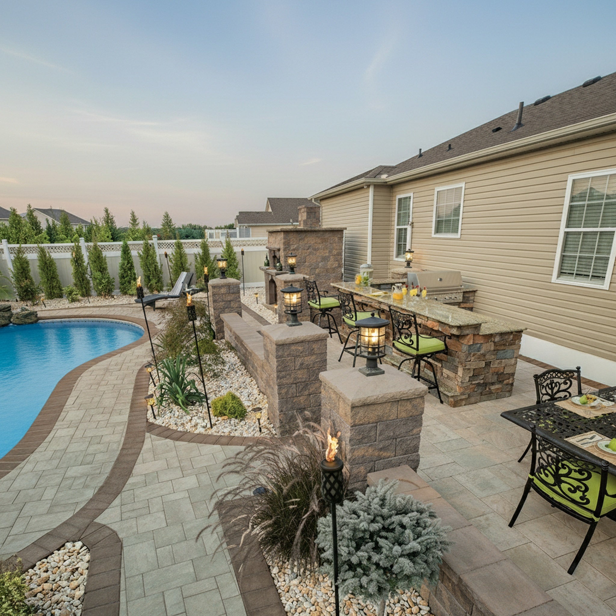 Sherwood Ledgestone 3-Pc. Design Kit - Lifestyle 3