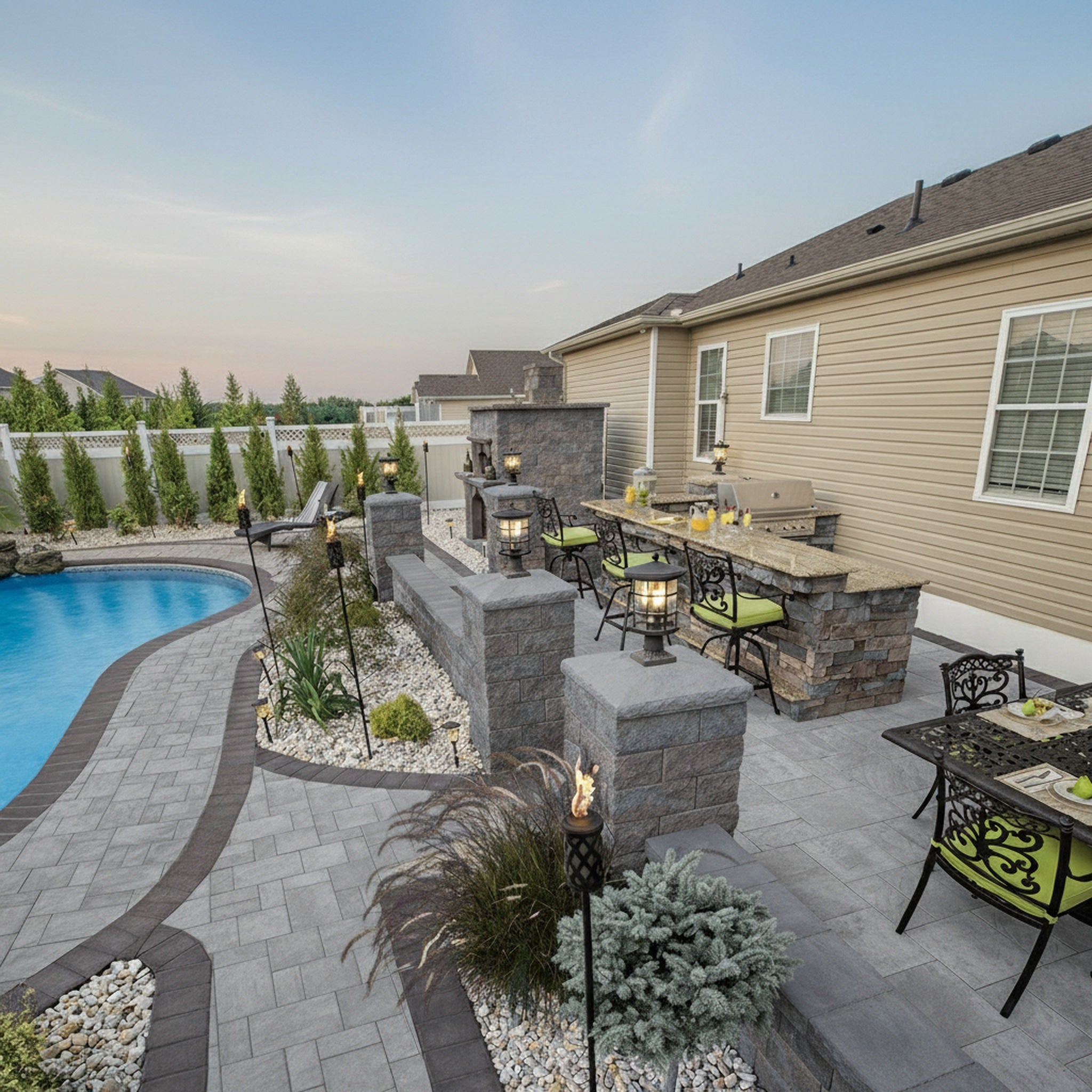 Sherwood Ledgestone 3-Pc. Design Kit - Lifestyle 3