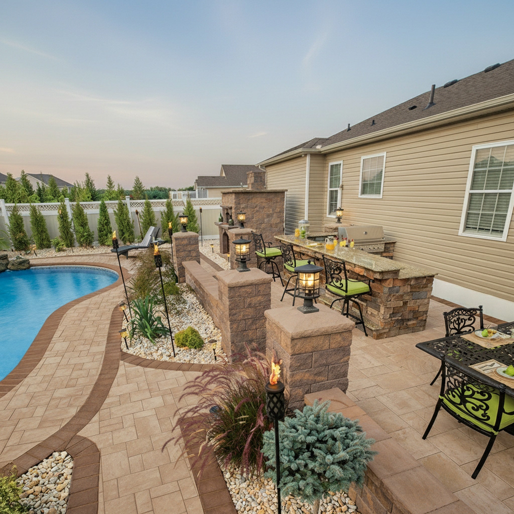 Sherwood Ledgestone 3-Pc. Design Kit - Lifestyle 3