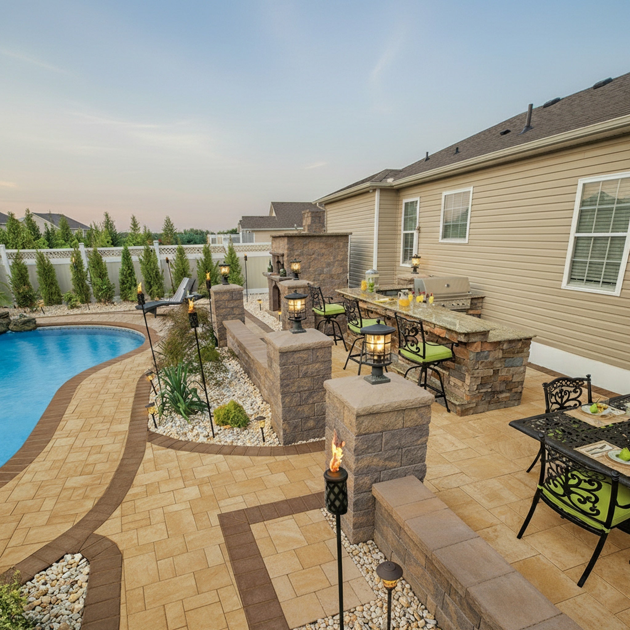 Sherwood Ledgestone 3-Pc. Design Kit - Lifestyle 3