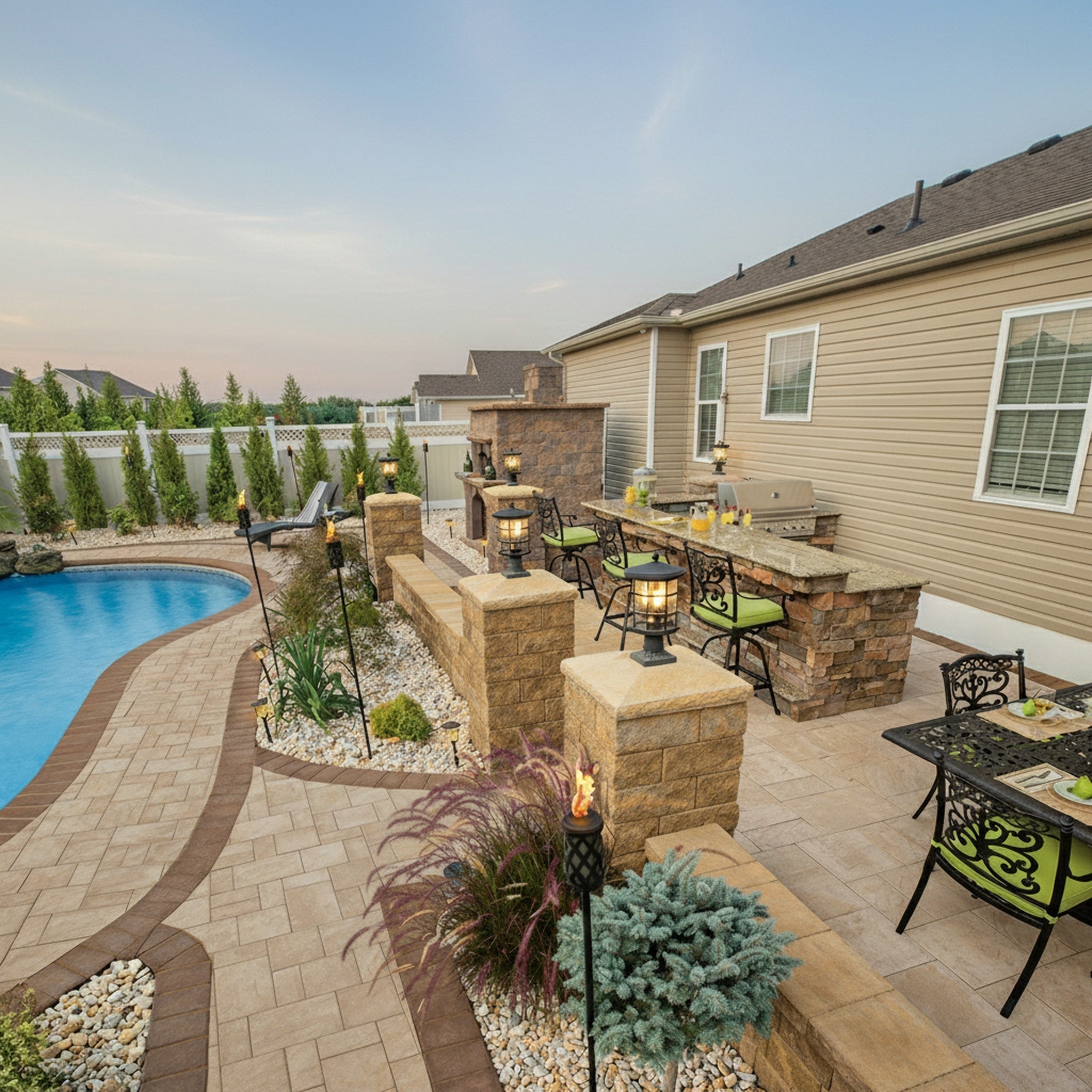 Sherwood Ledgestone 3-Pc. Design Kit - Lifestyle 3