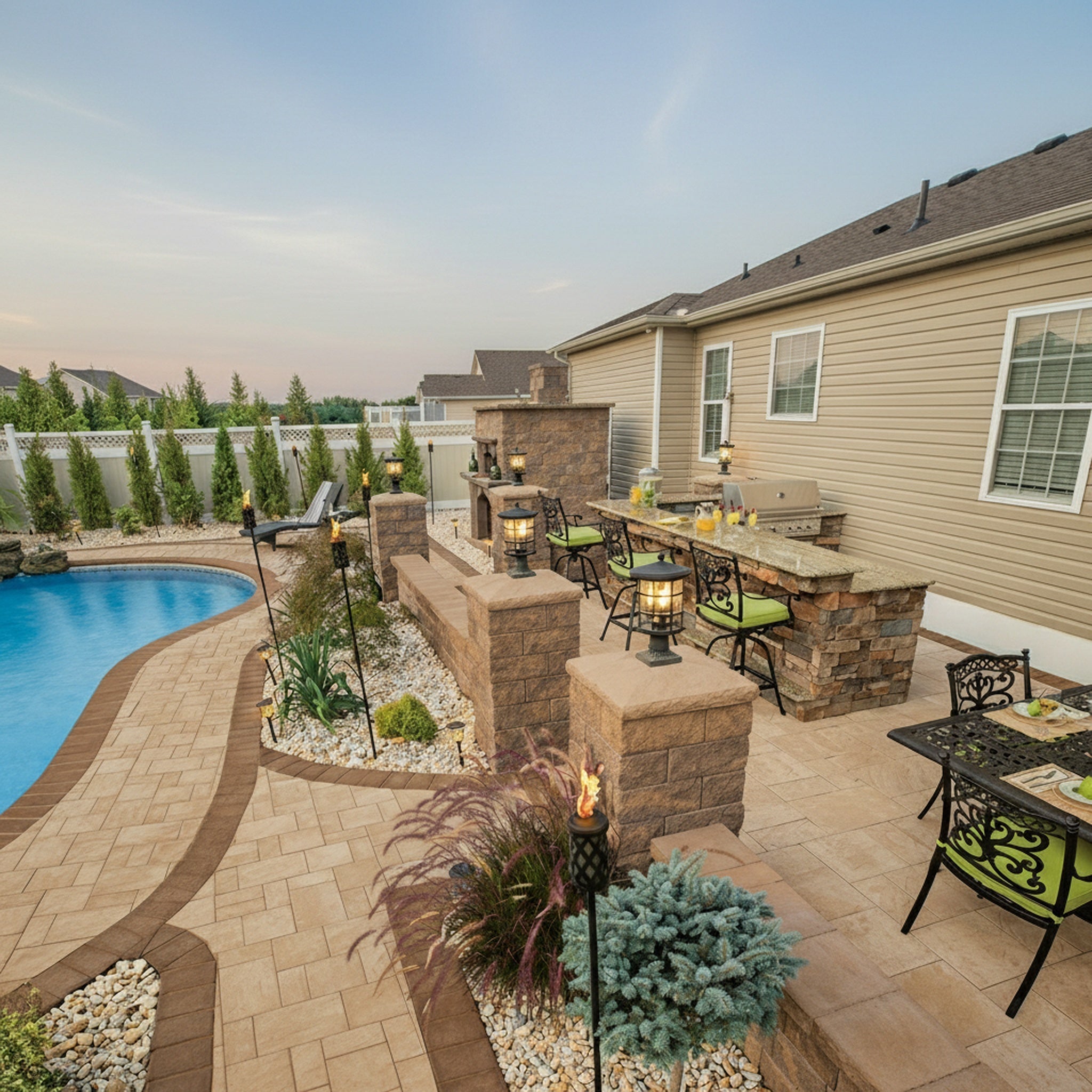 Sherwood Ledgestone 3-Pc. Design Kit - Lifestyle 3