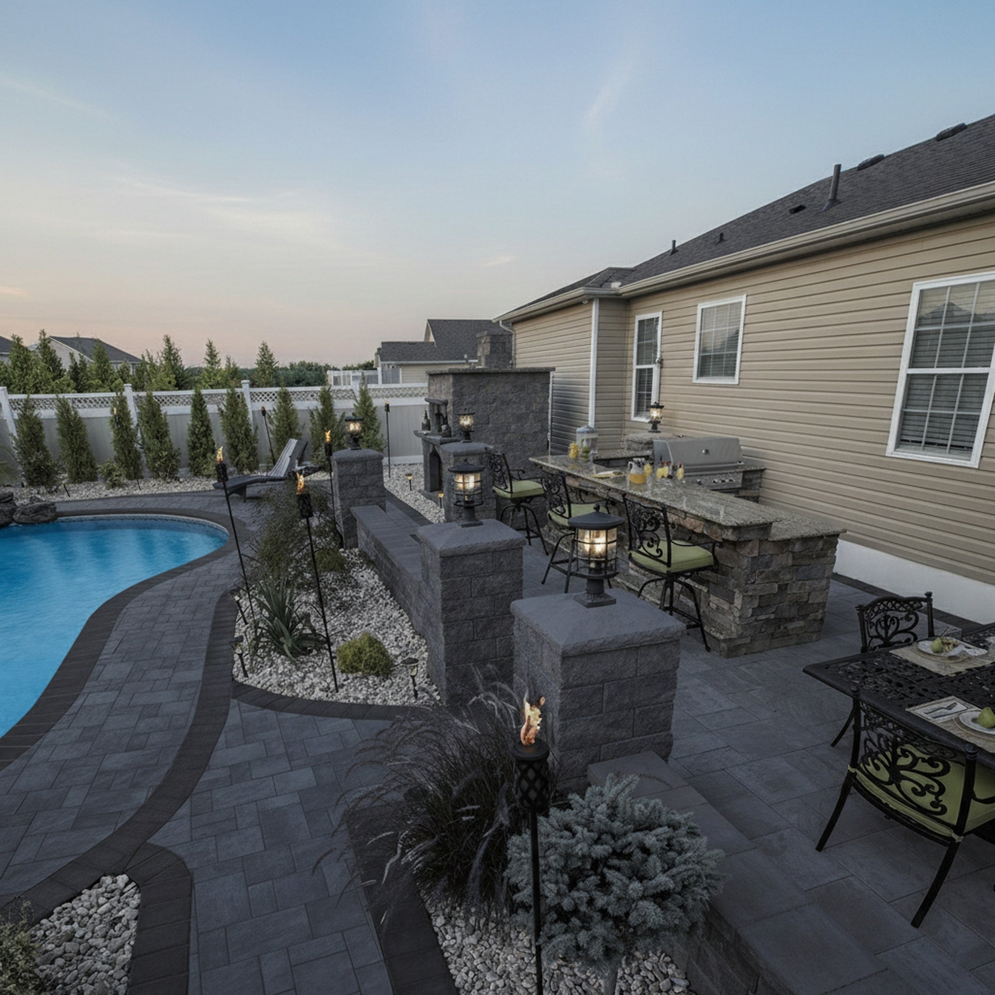 Sherwood Ledgestone 3-Pc. Design Kit - Lifestyle 3