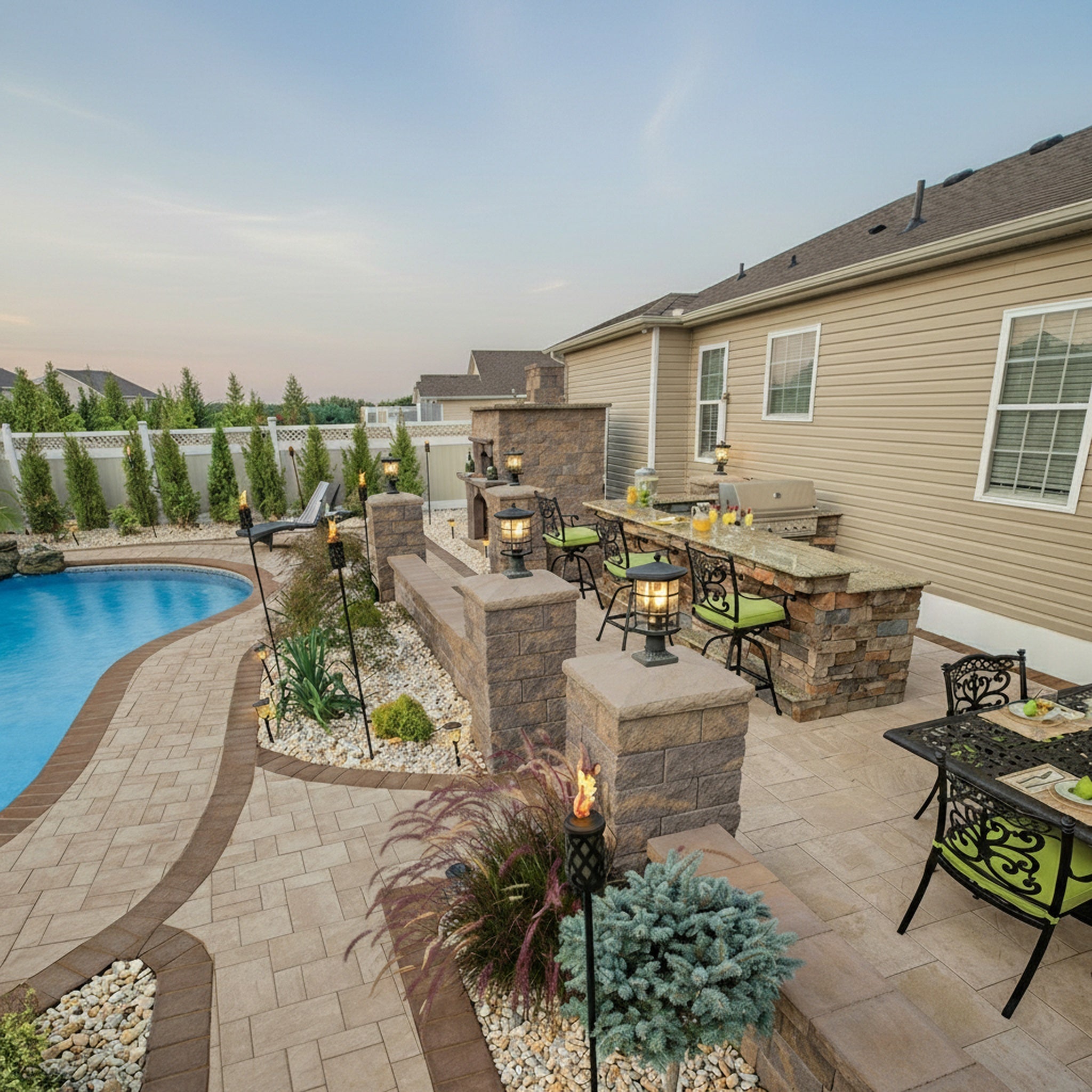 Sherwood Ledgestone 3-Pc. Design Kit - Lifestyle 3