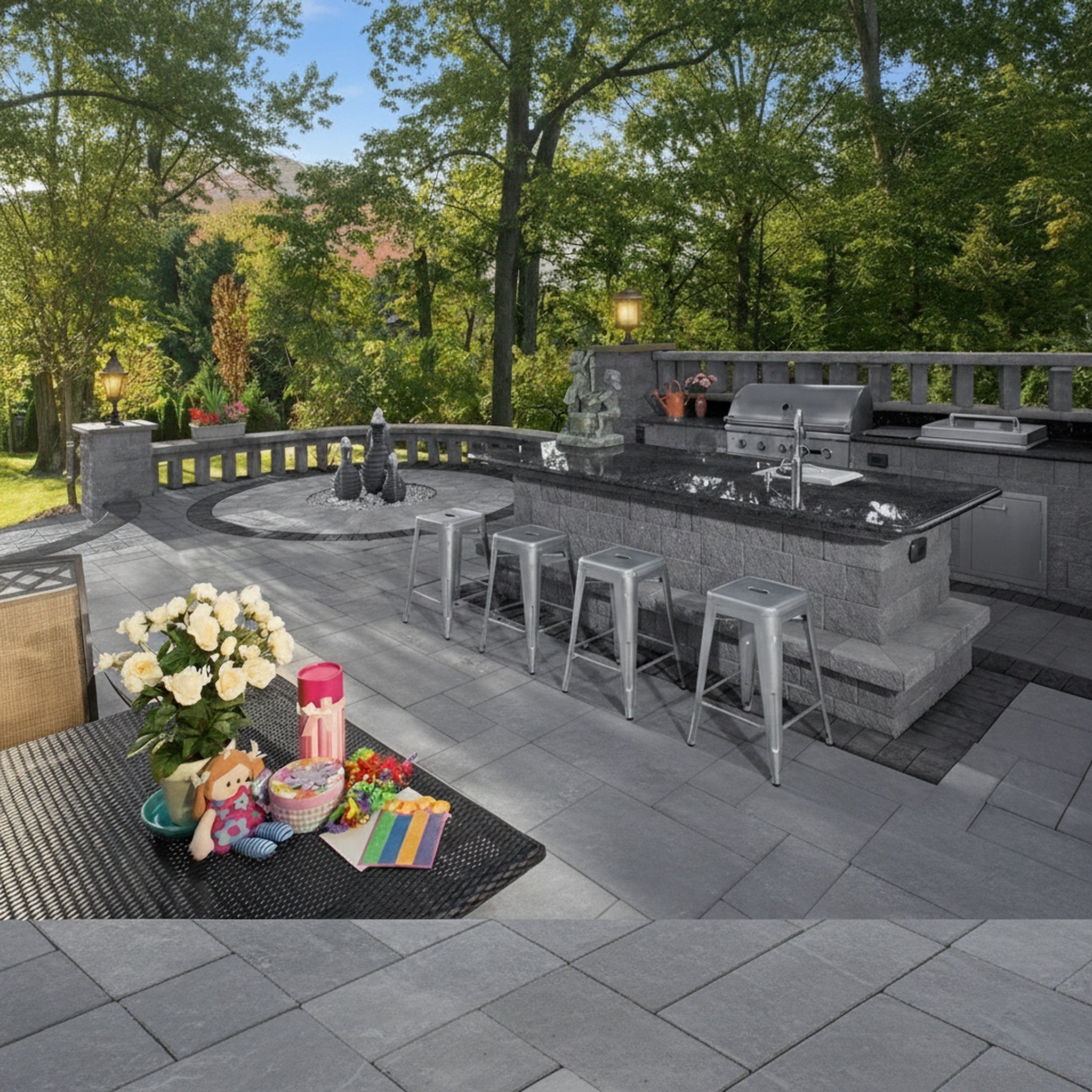 Sherwood Ledgestone XL 3-Pc. Design Kit Smooth - Lifestyle 4