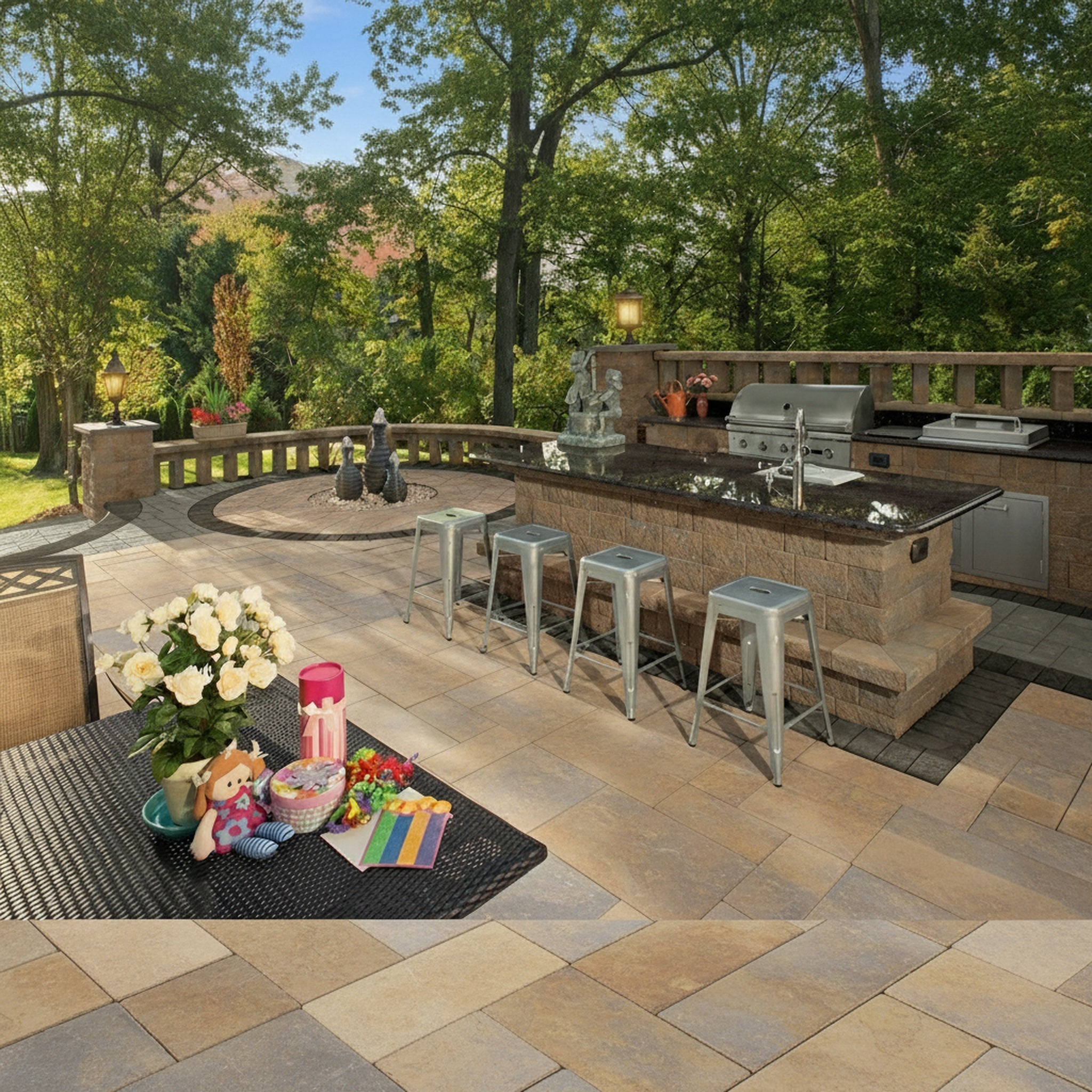 Sherwood Ledgestone XL 3-Pc. Design Kit Smooth - Lifestyle 4