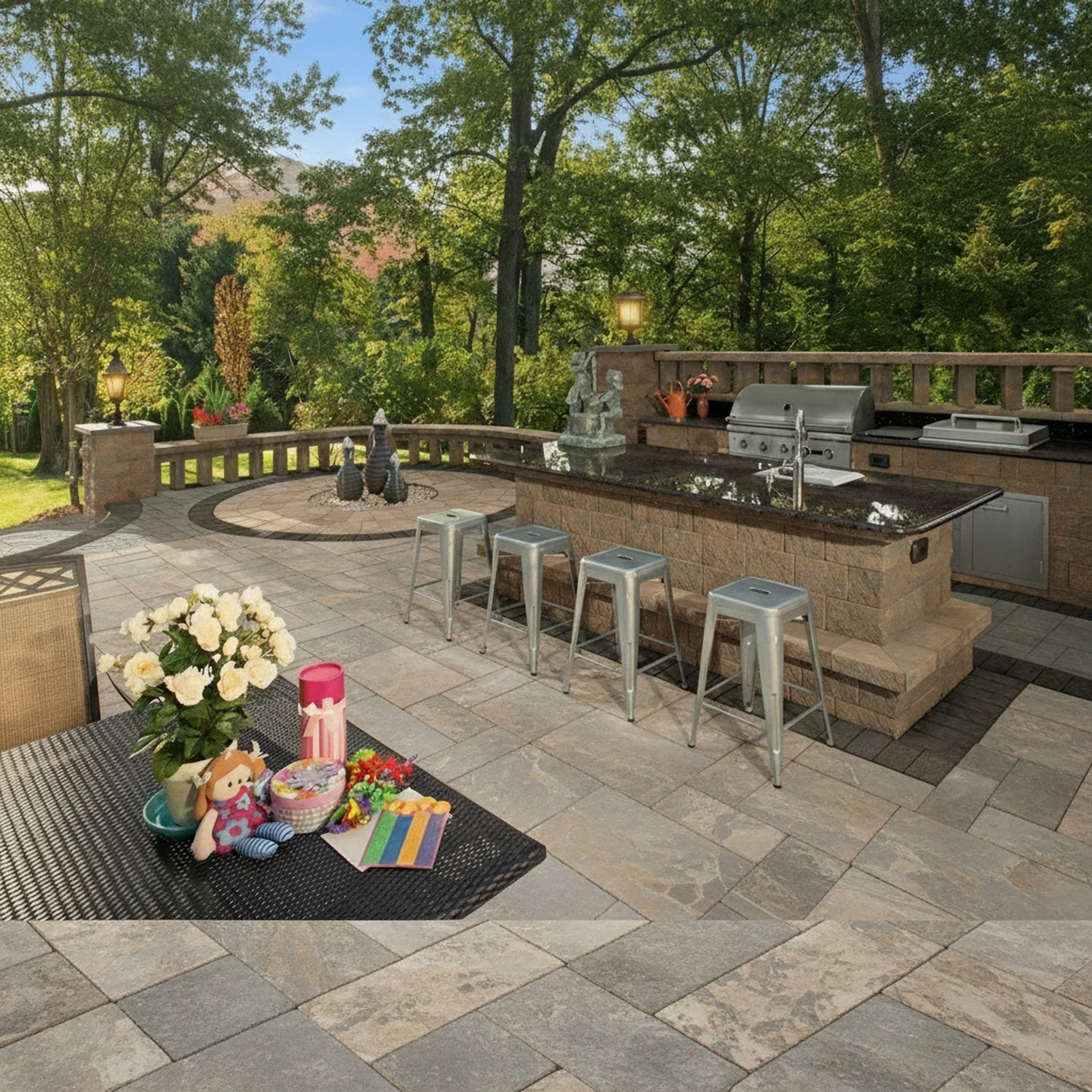 Sherwood Ledgestone XL 3-Pc. Design Kit Smooth - Lifestyle 4