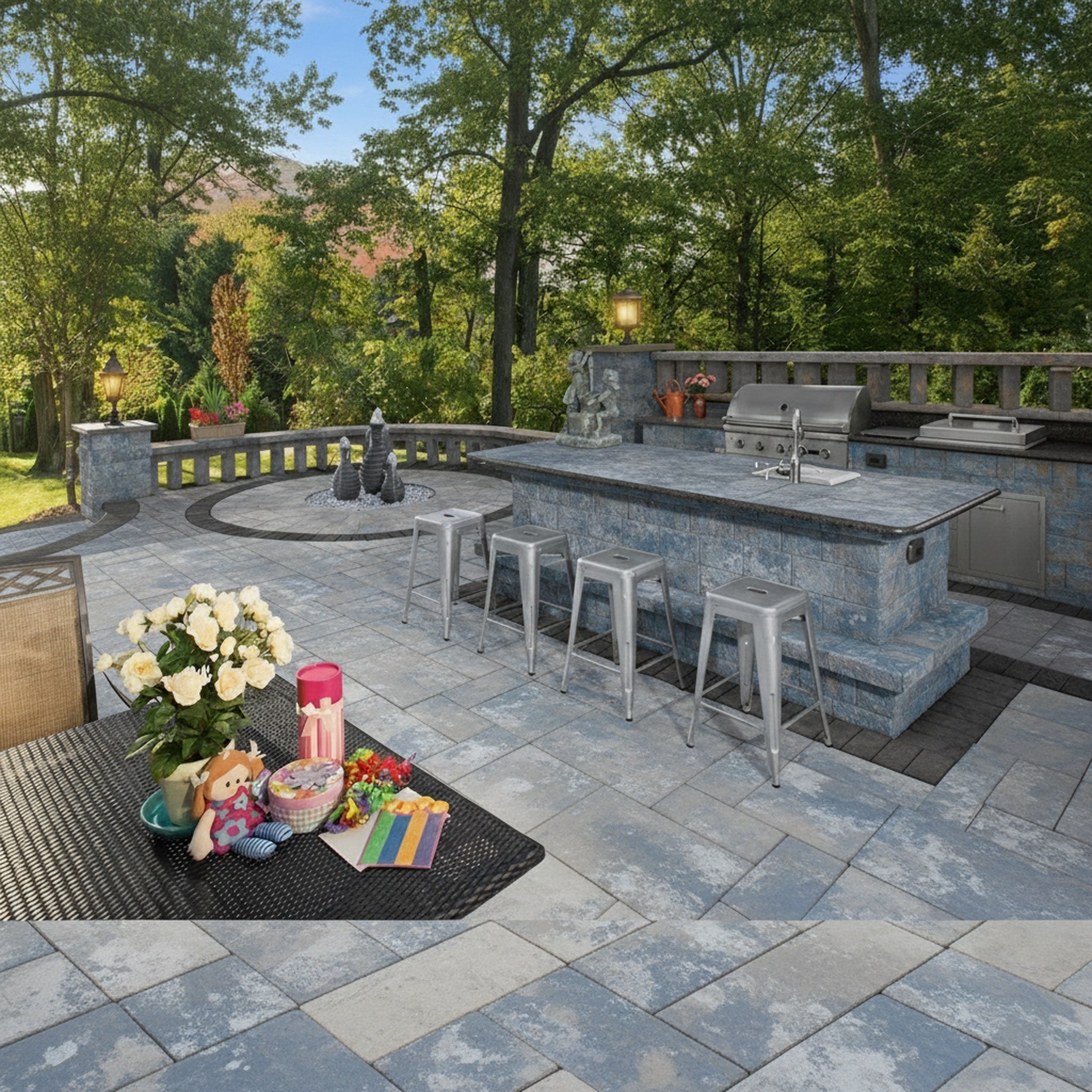 Sherwood Ledgestone XL 3-Pc. Design Kit Smooth - Lifestyle 4