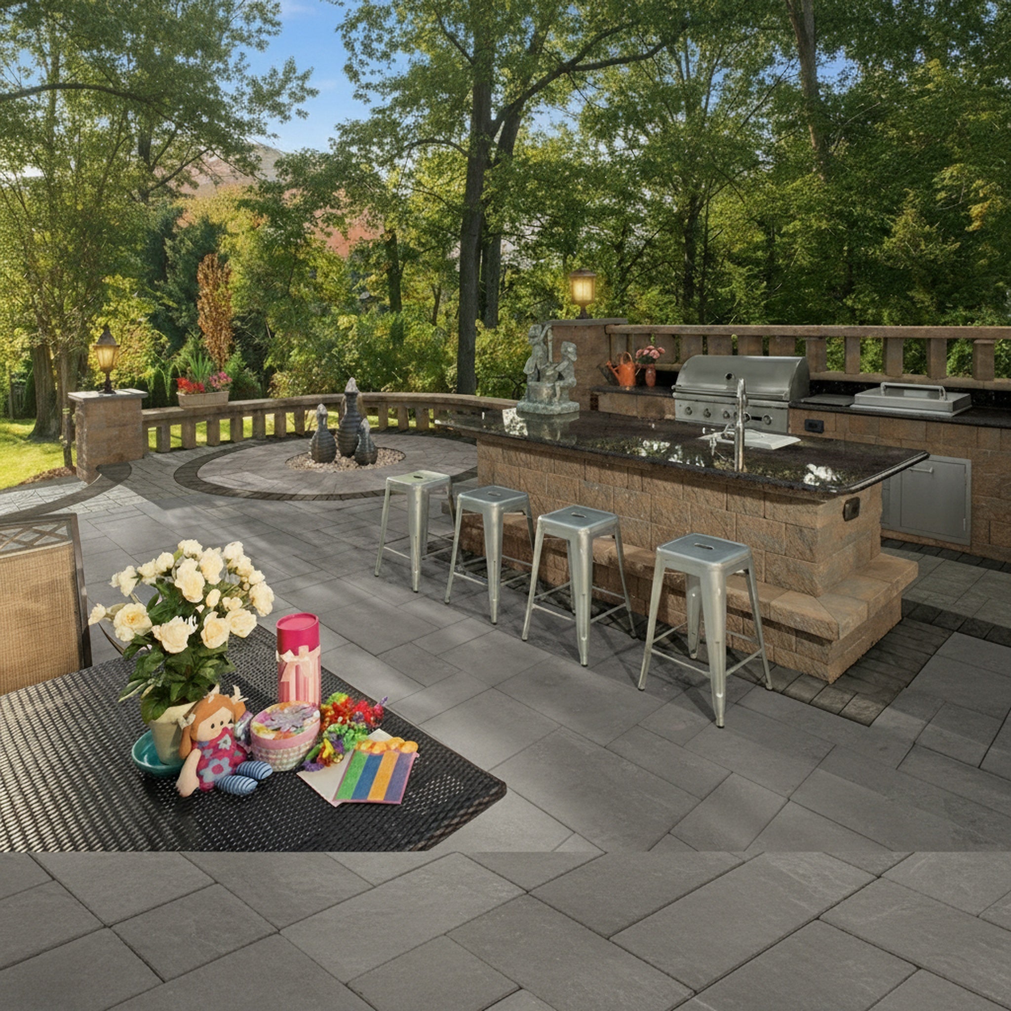 Sherwood Ledgestone XL 3-Pc. Design Kit Smooth - Lifestyle 4