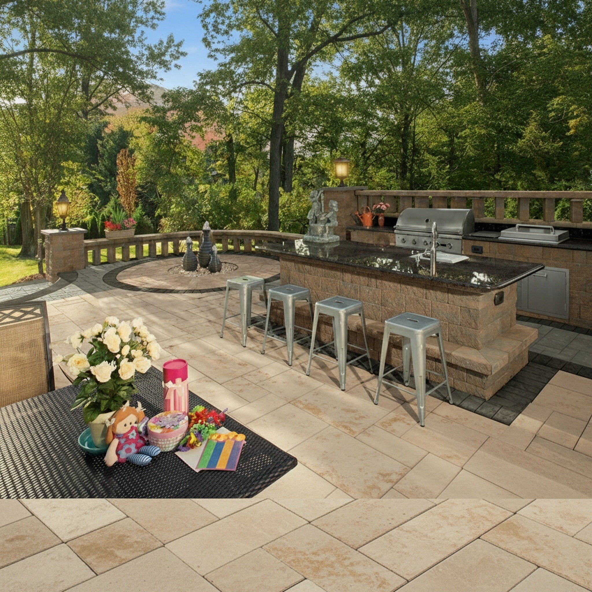 Sherwood Ledgestone XL 3-Pc. Design Kit Smooth - Lifestyle 4
