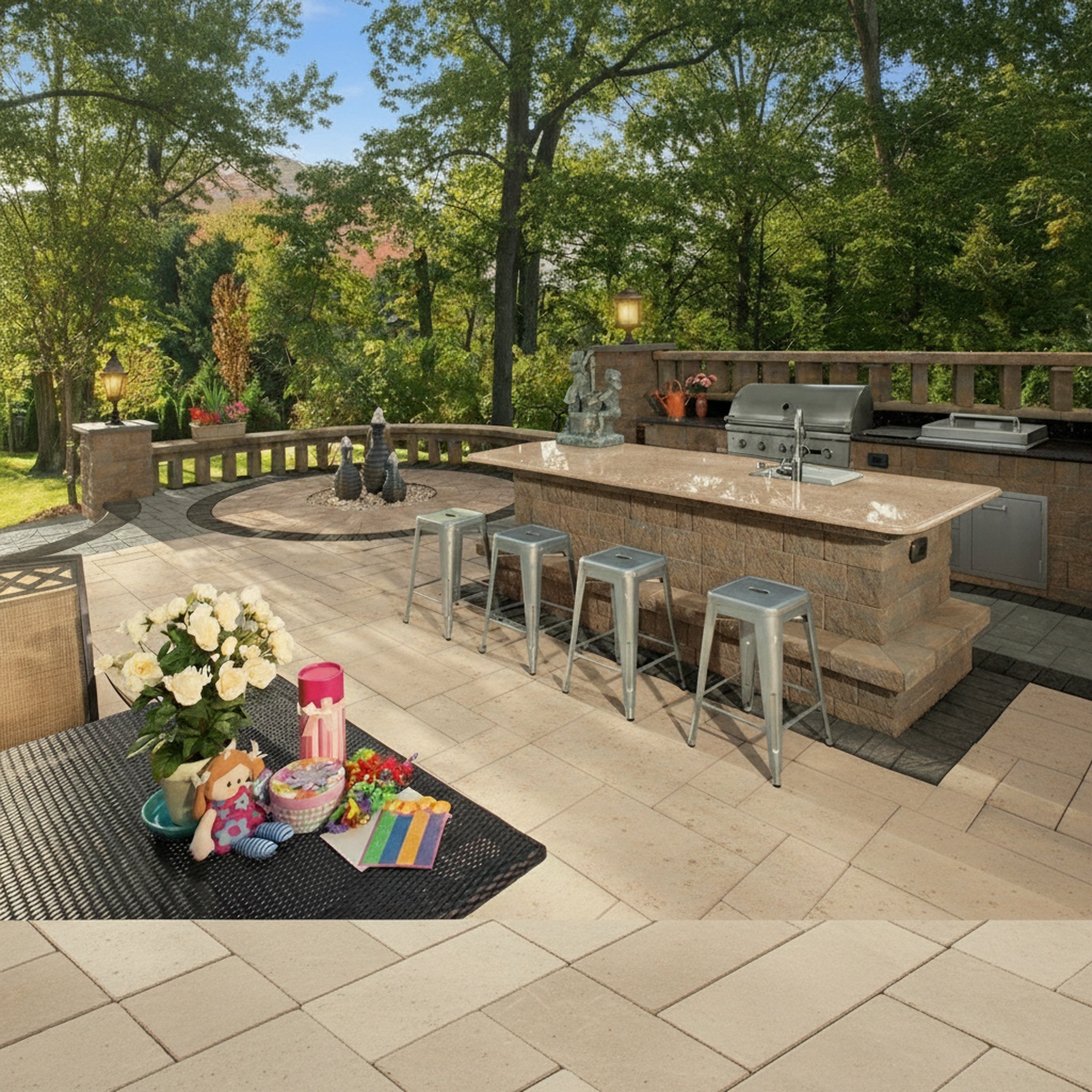 Sherwood Ledgestone XL 3-Pc. Design Kit Smooth - Lifestyle 4