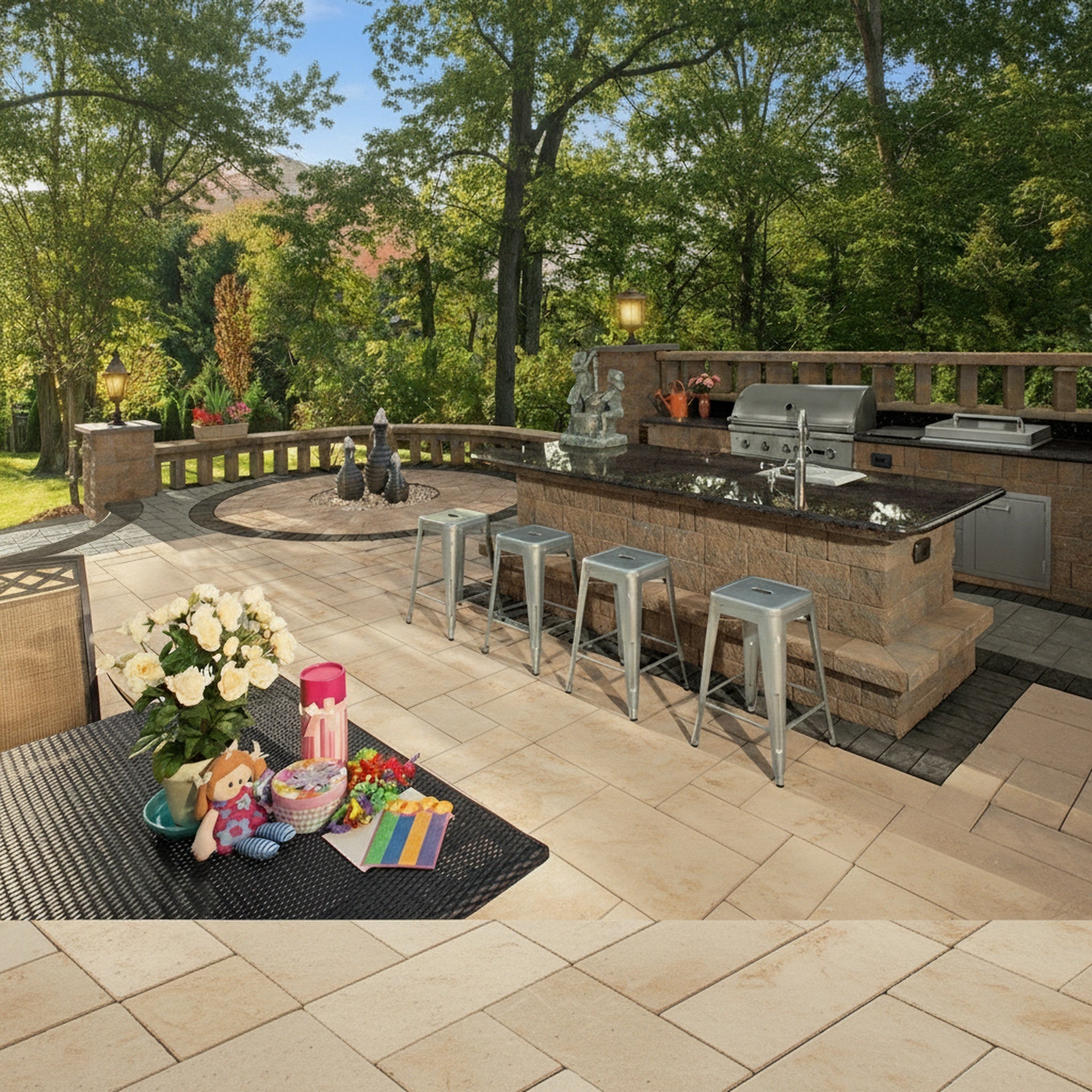 Sherwood Ledgestone XL 3-Pc. Design Kit Smooth - Lifestyle 4